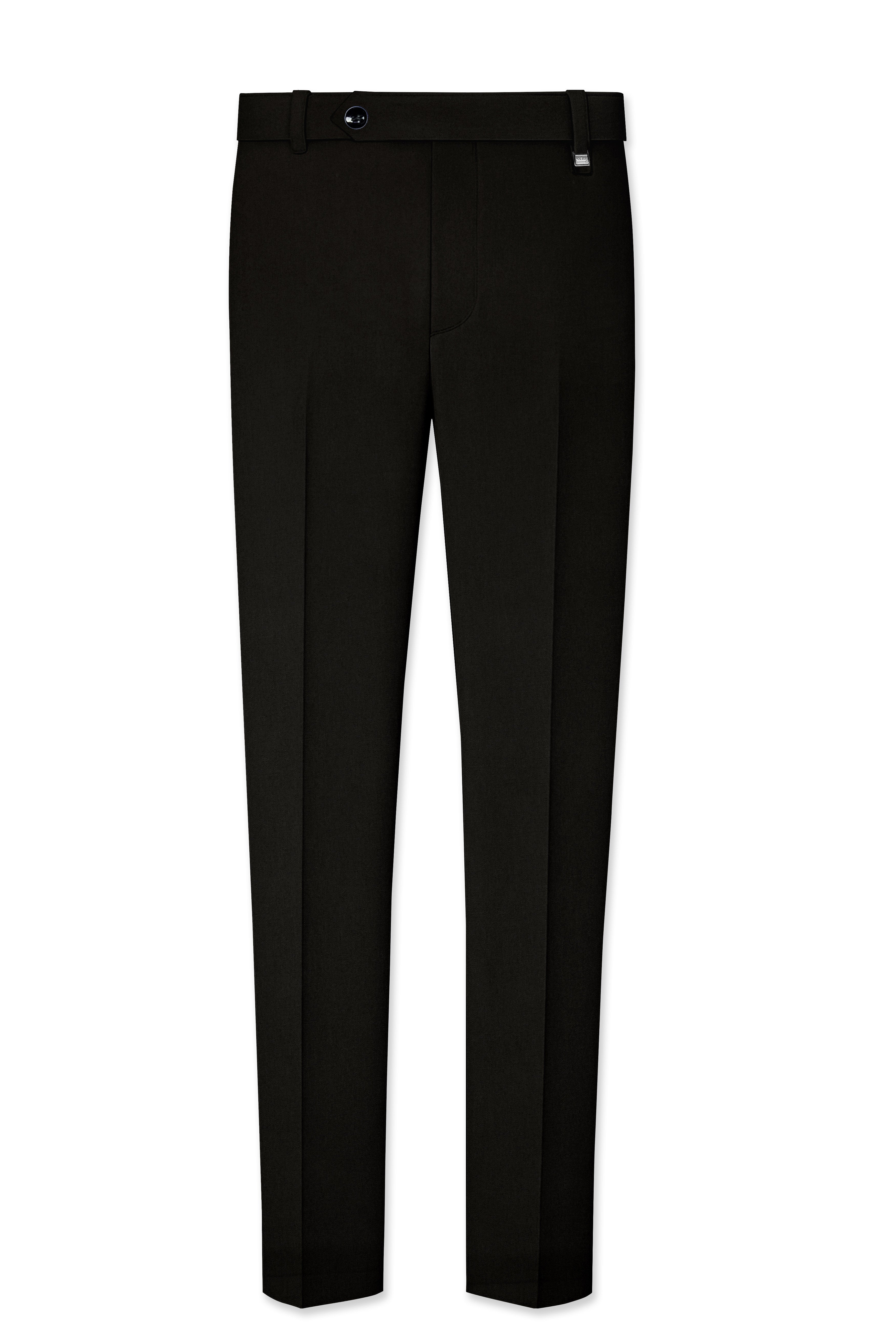 Jadivra-Jade Black Premium Cotton Single Breasted Sports Suit