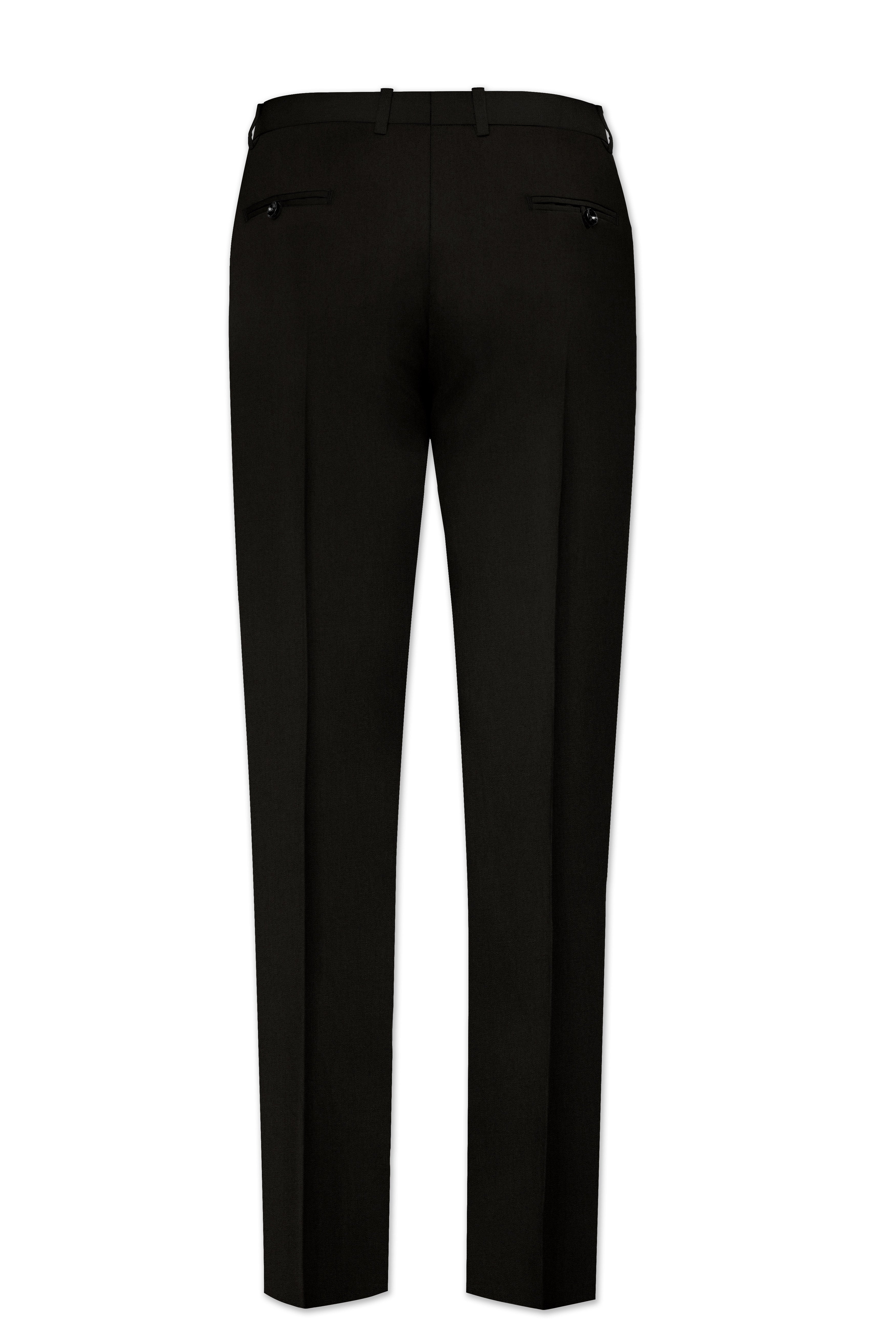 Jadivra-Jade Black Premium Cotton Single Breasted Sports Suit