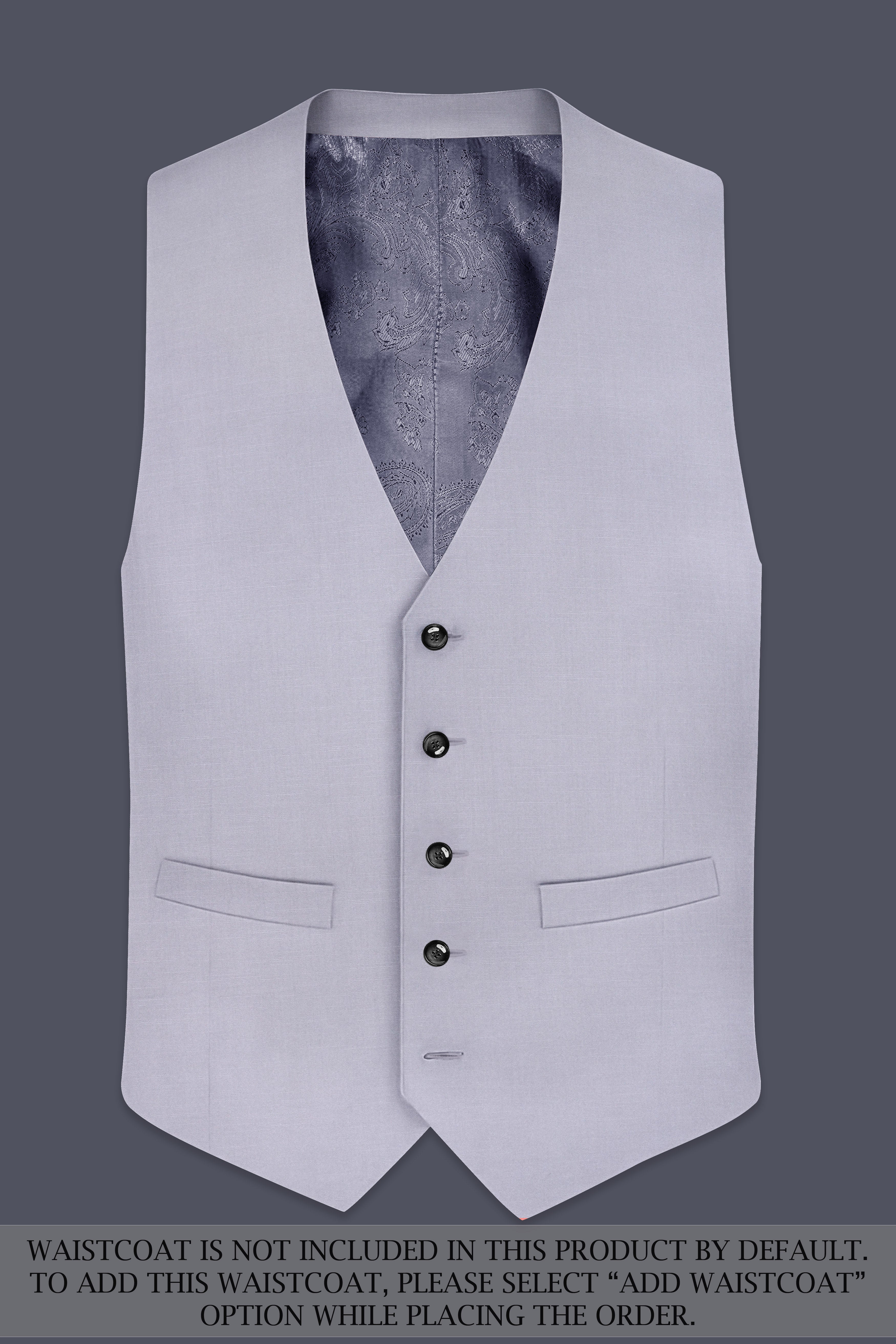 Mistivell-Mountain Mist Gray Wool Rich Double Breasted Stretchable traveler Suit