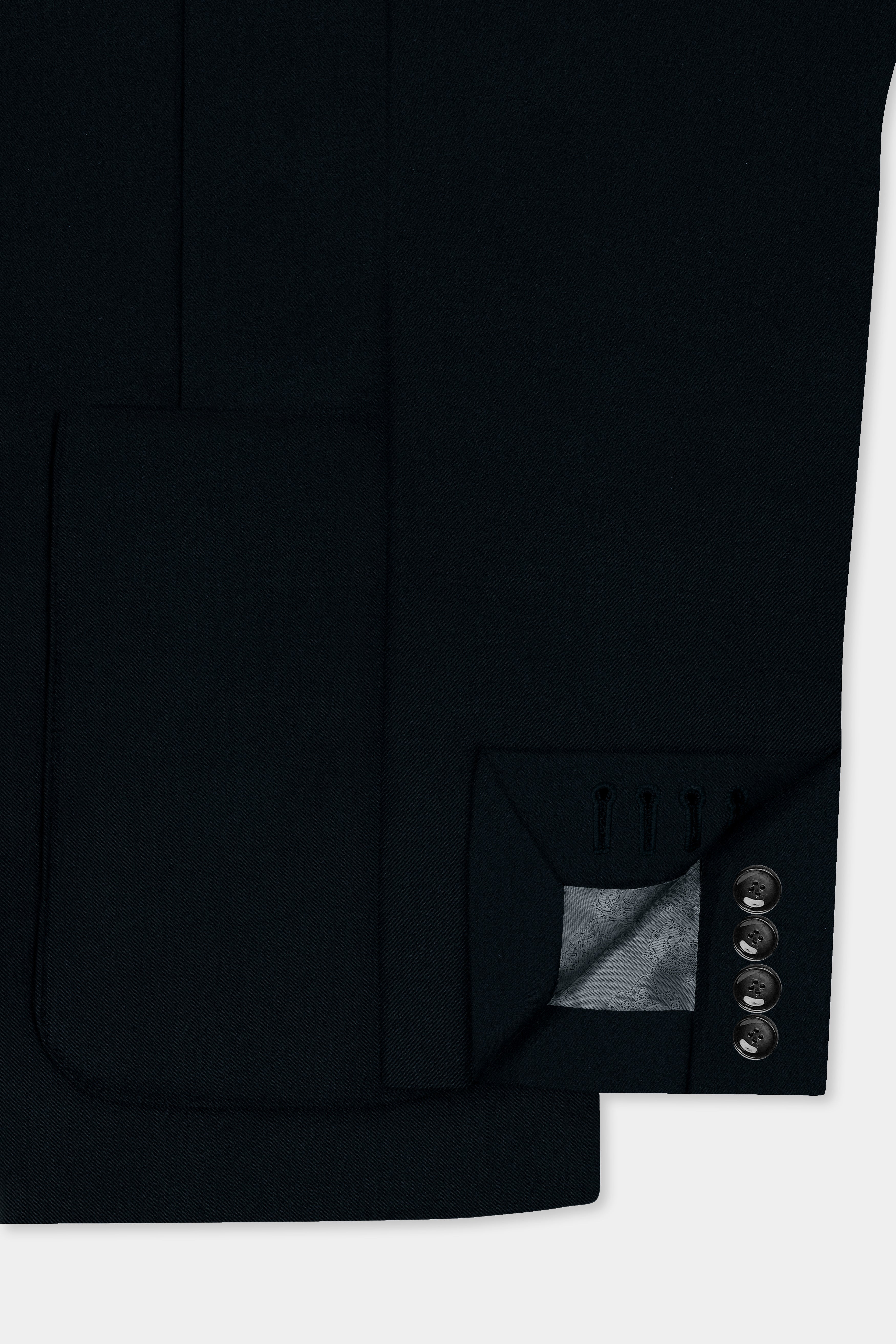 Premivell-Bunker Blue Premium Cotton Single Breasted Sports Suit