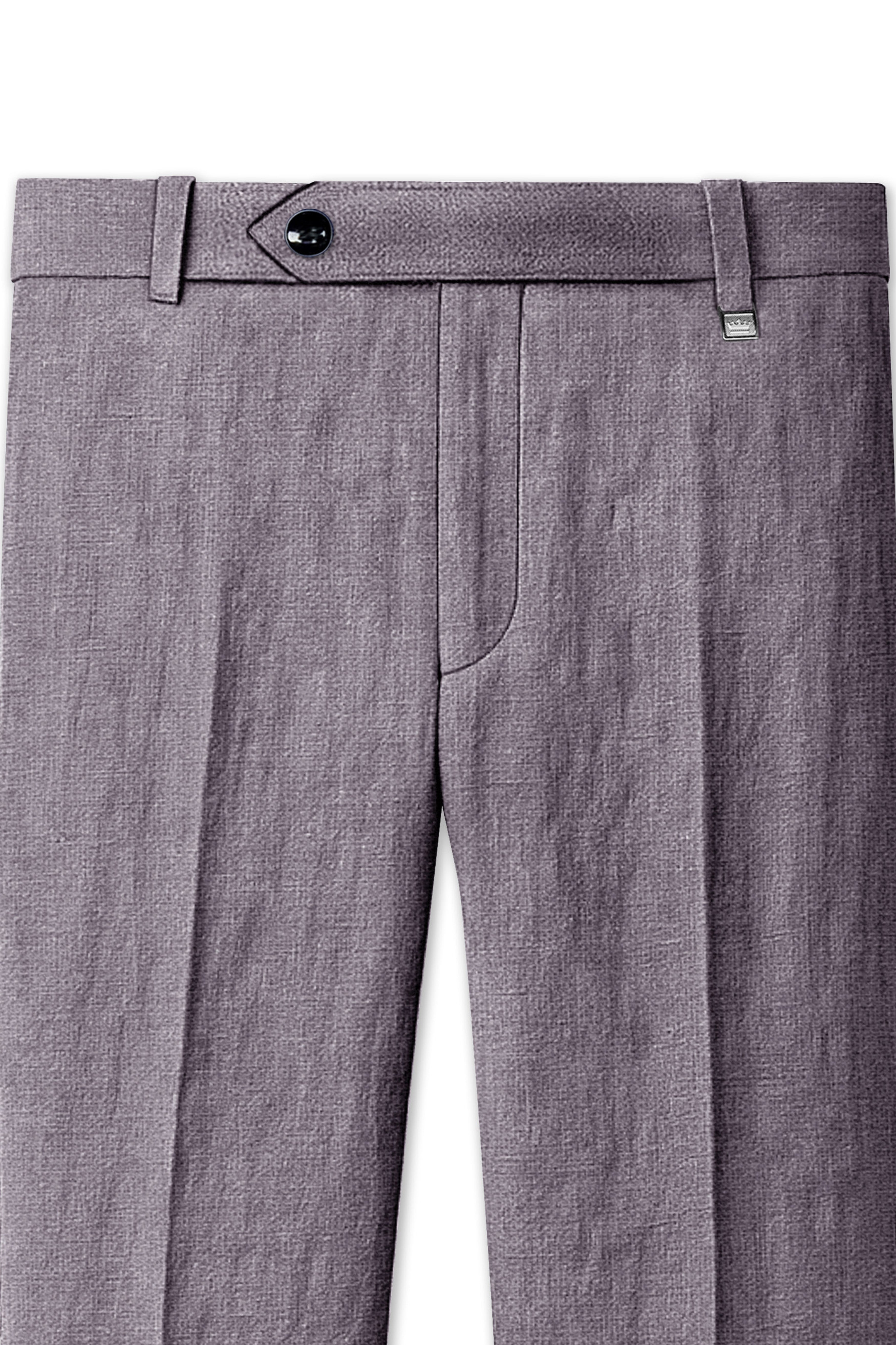 Cinerro-Monsoon Gray Luxurious Linen Single Breasted Sports Suit