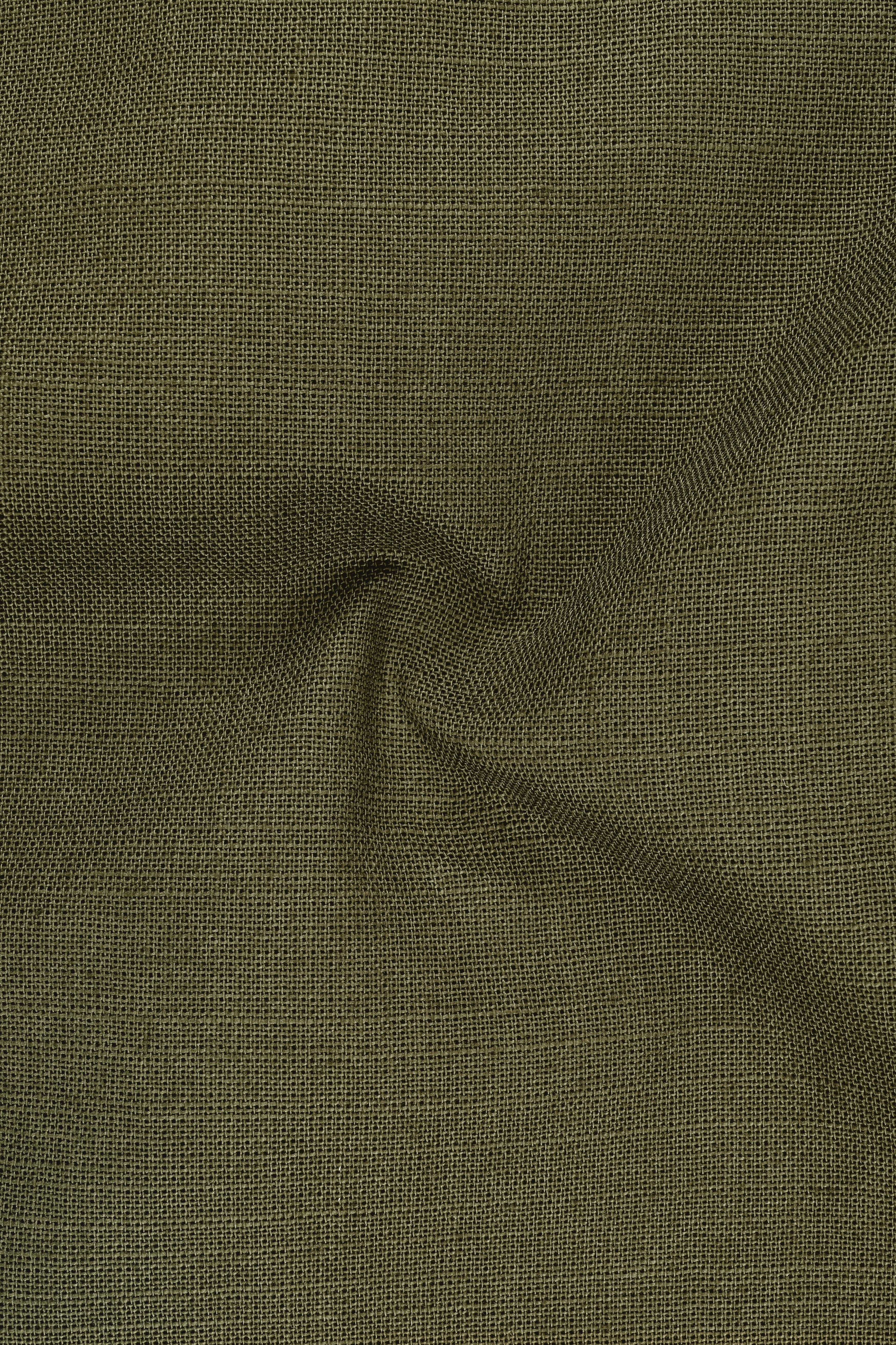 Virenza-Birch Green Luxurious Linen Single Breasted Sports Suit