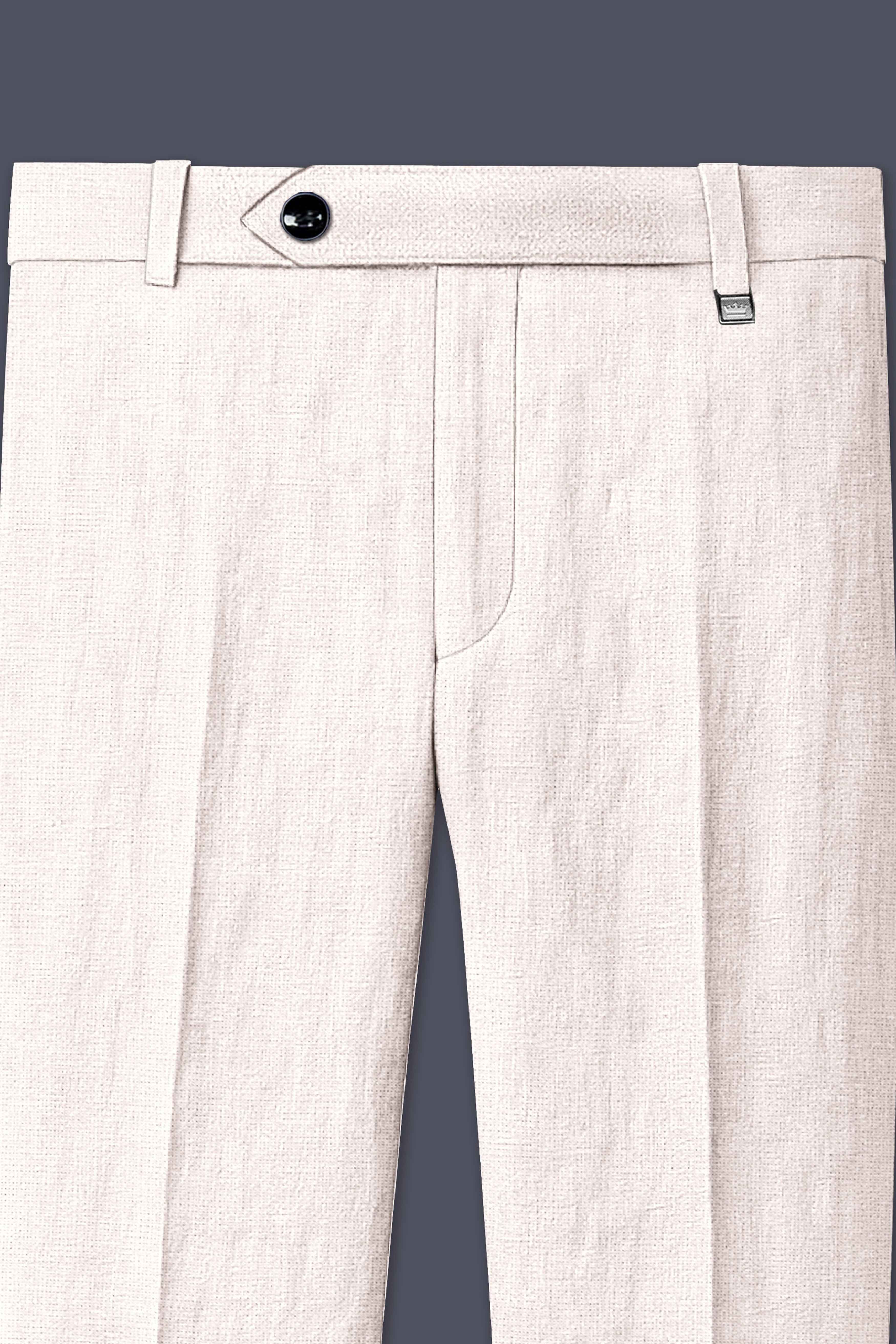 Velcrea-Vista Cream Luxurious Linen Single Breasted Sports Suit