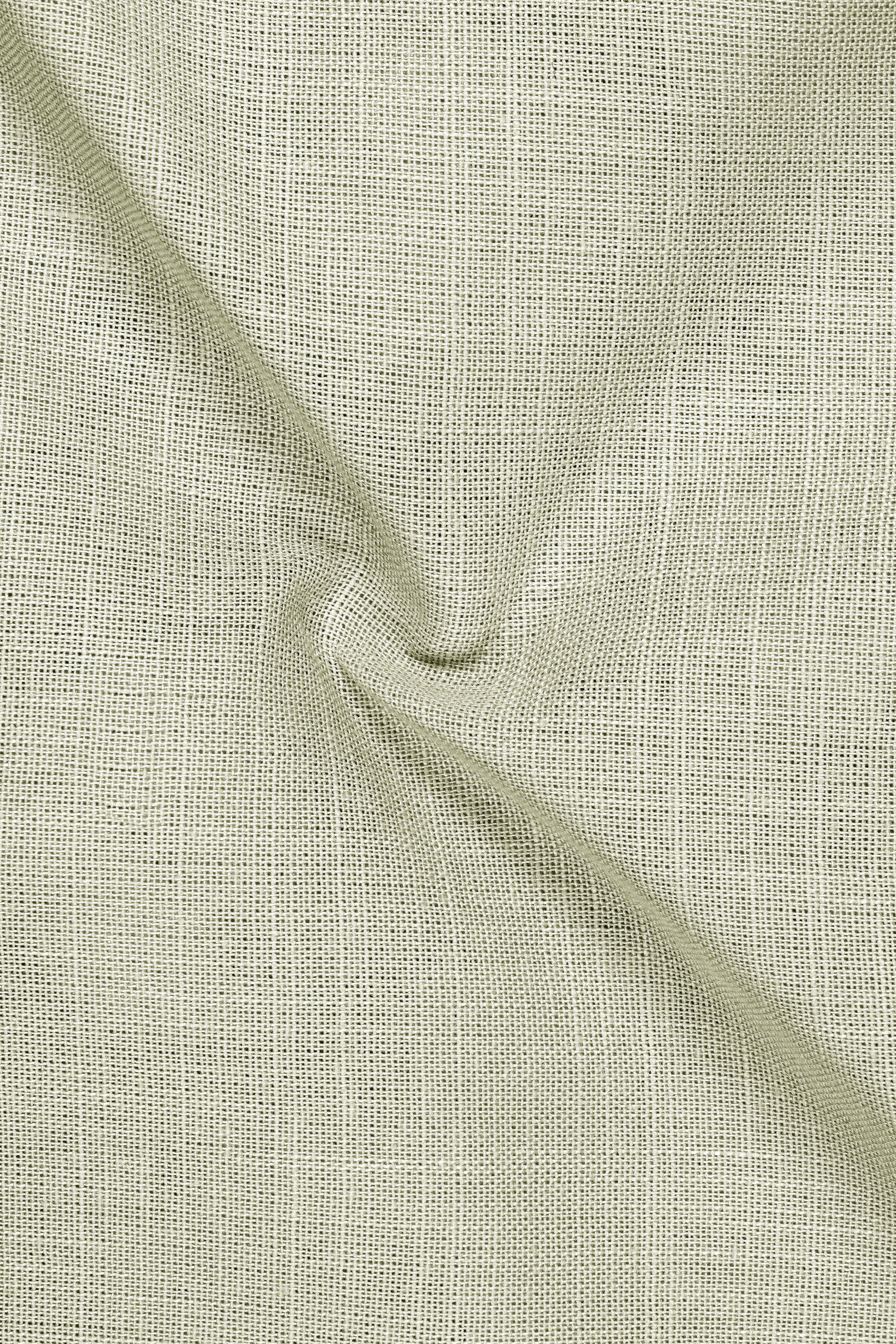 Virenza-Thistle Green Luxurious Linen Single Breasted Sports Suit