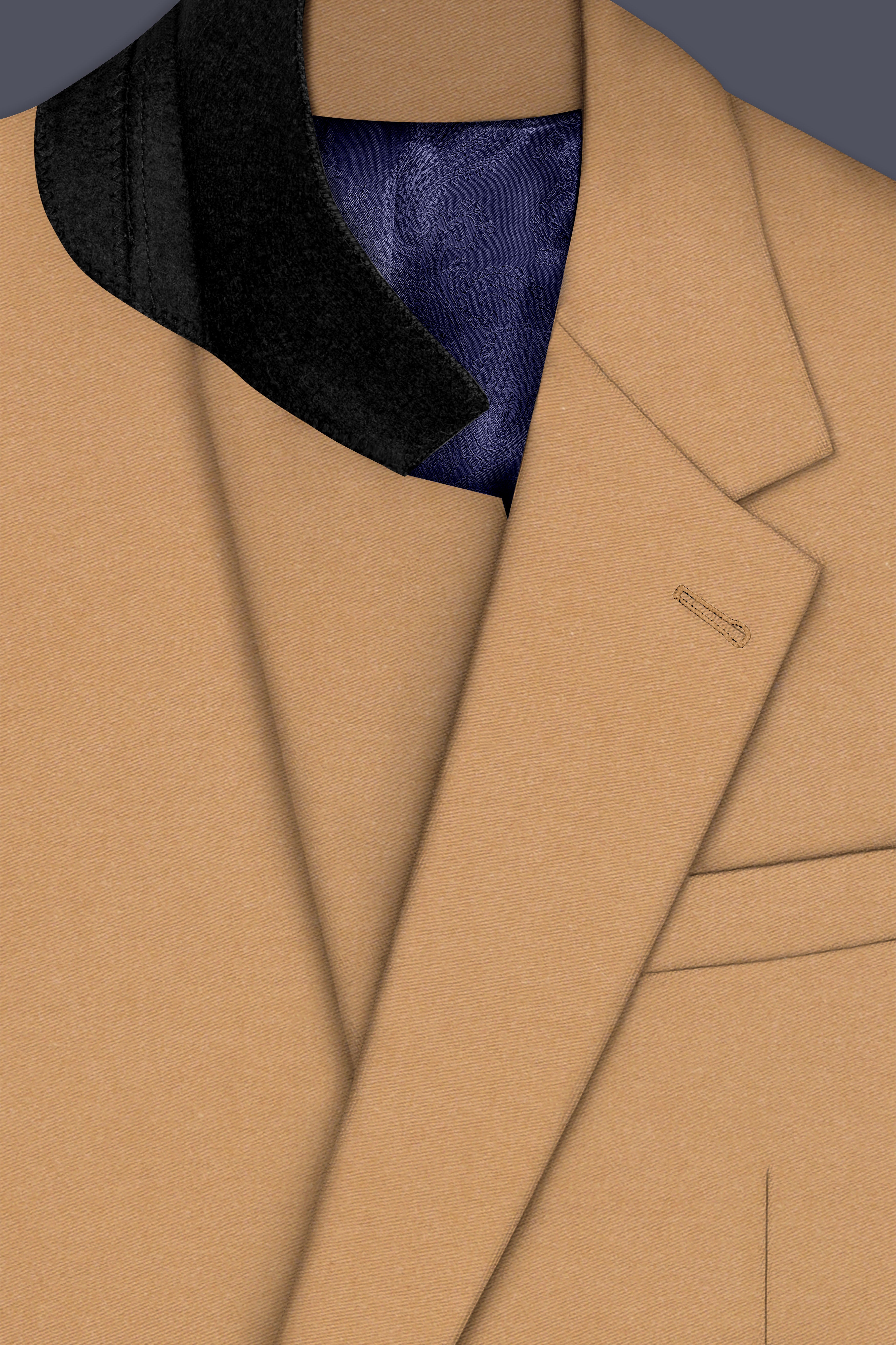 Arancio-Twine Orange Premium Cotton Single Breasted Suit