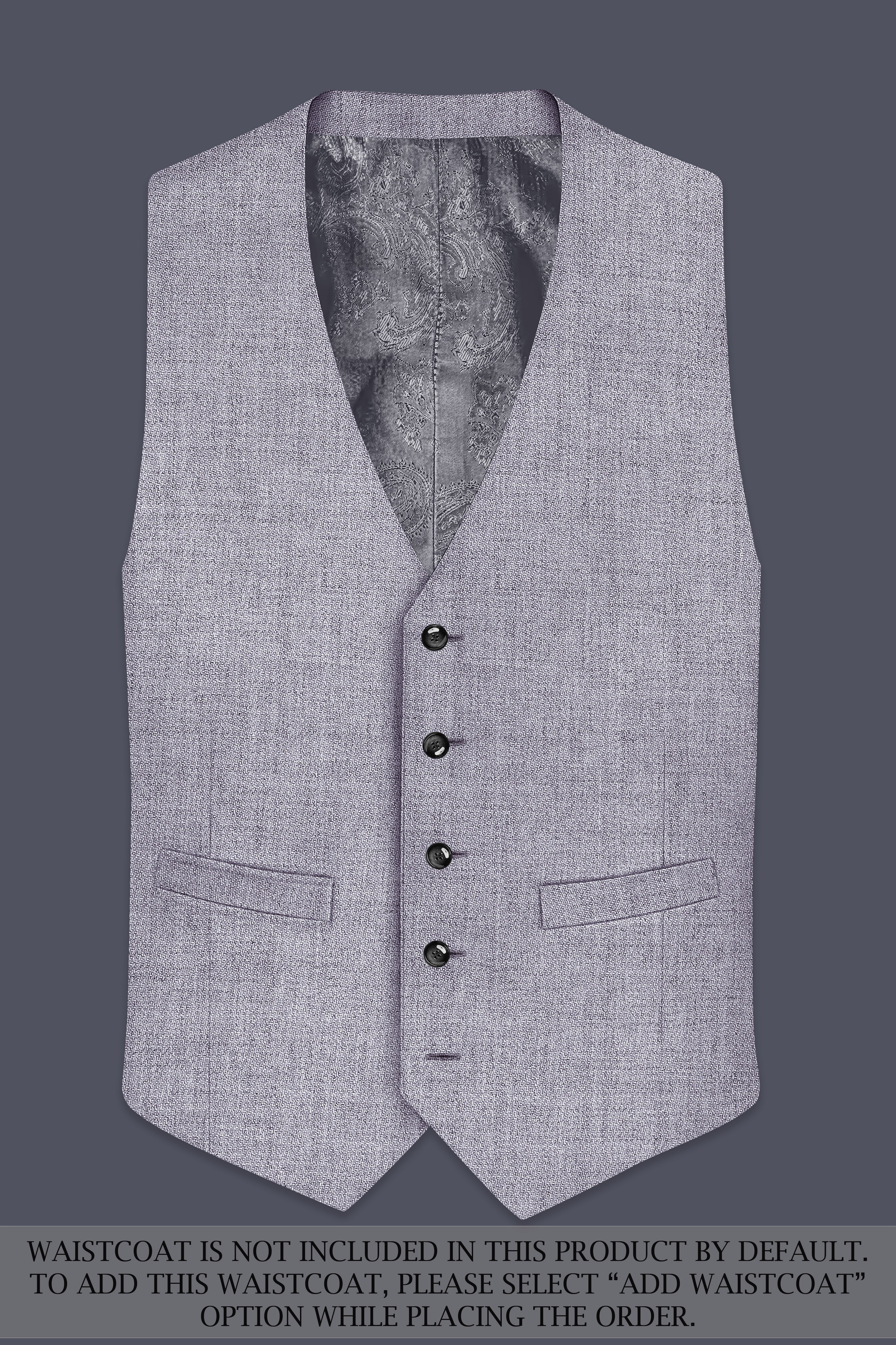 Alpine-Mountain Mist Gray Textured Tweed Single Breasted Sports Suit