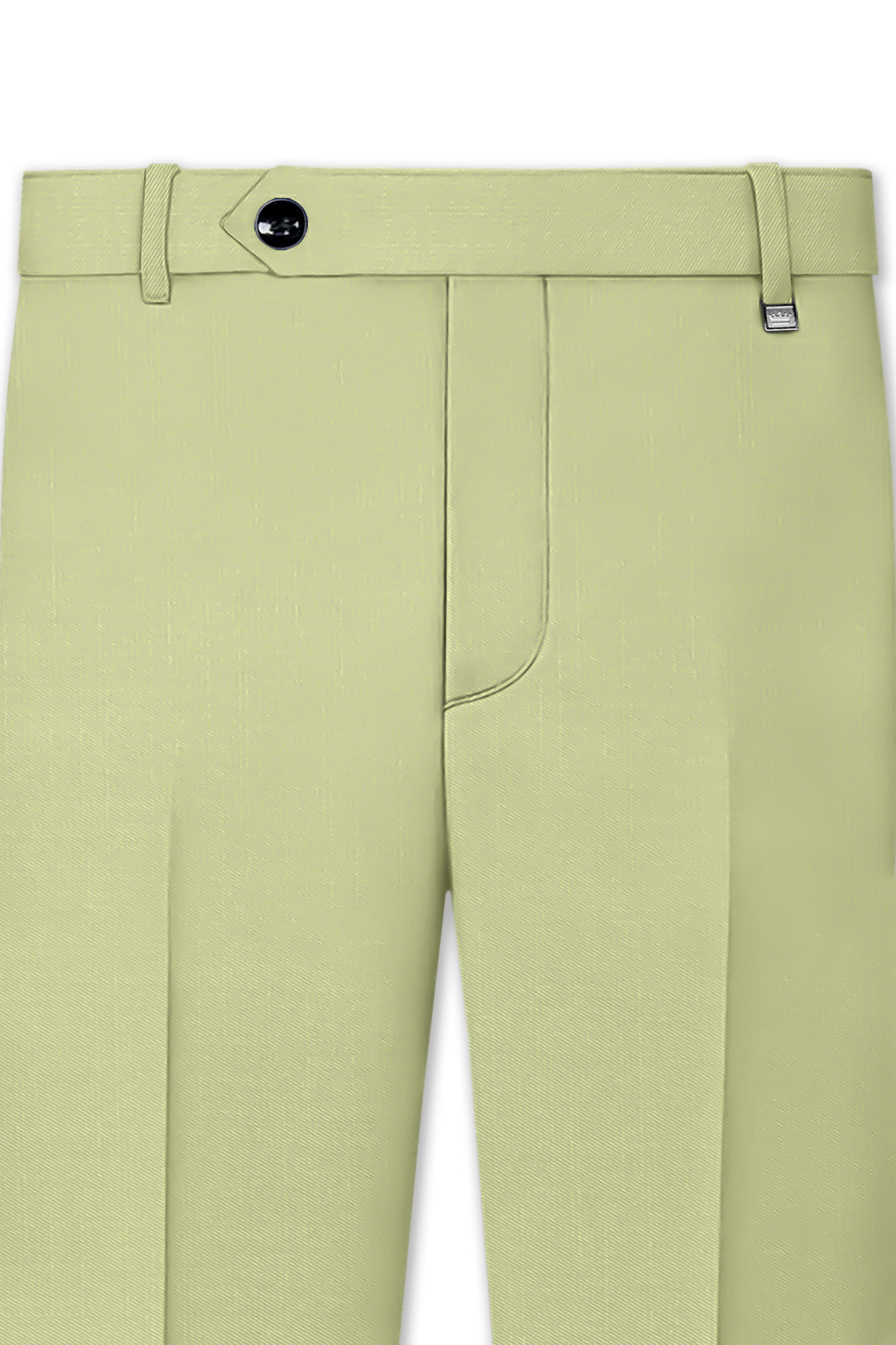 Verdoro-Gordons Green Textured Velvet Cross Placket Bandhgala Suit