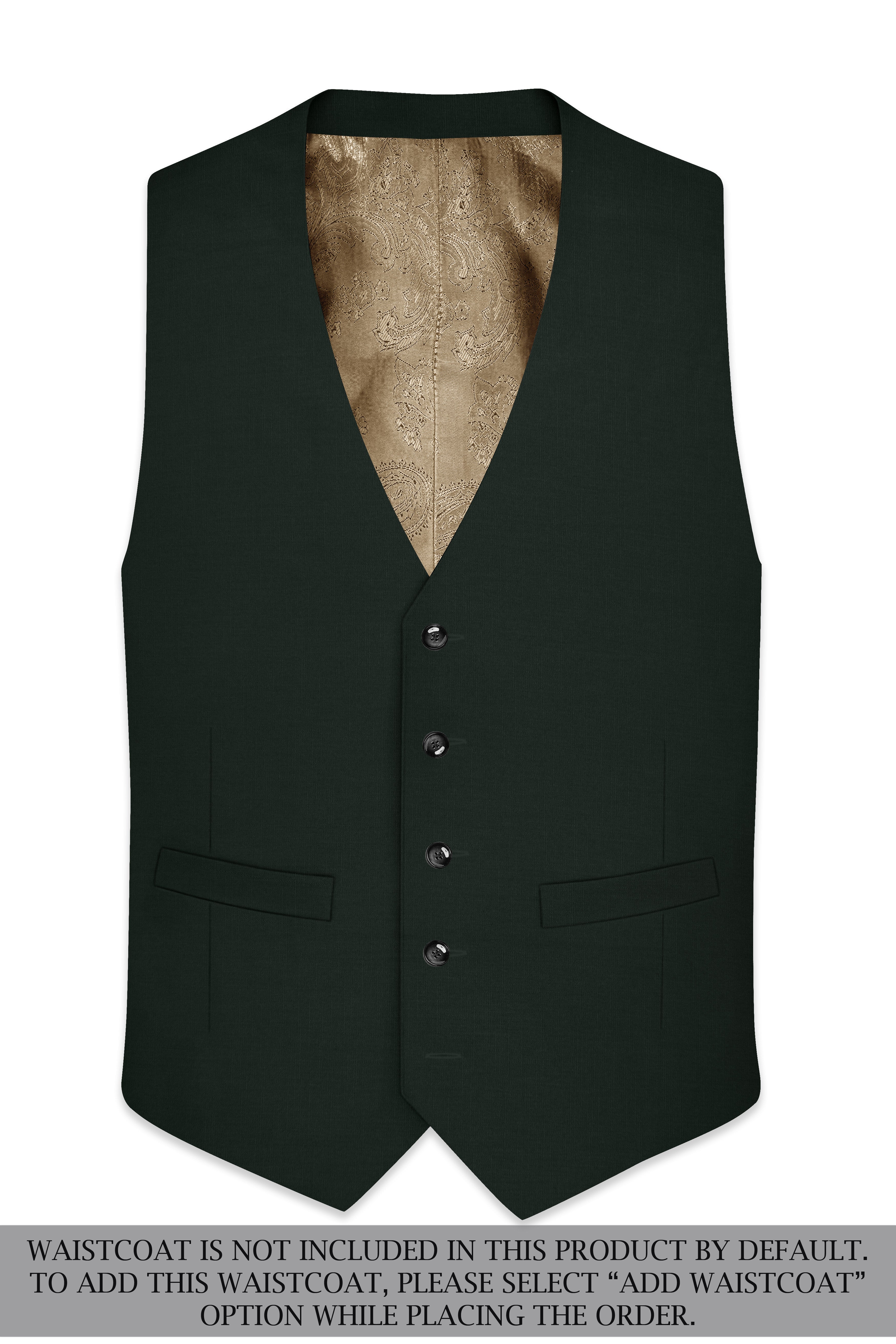 Virenza-Rangoon Green Solid Premium Cotton Single Breasted Sports Suit