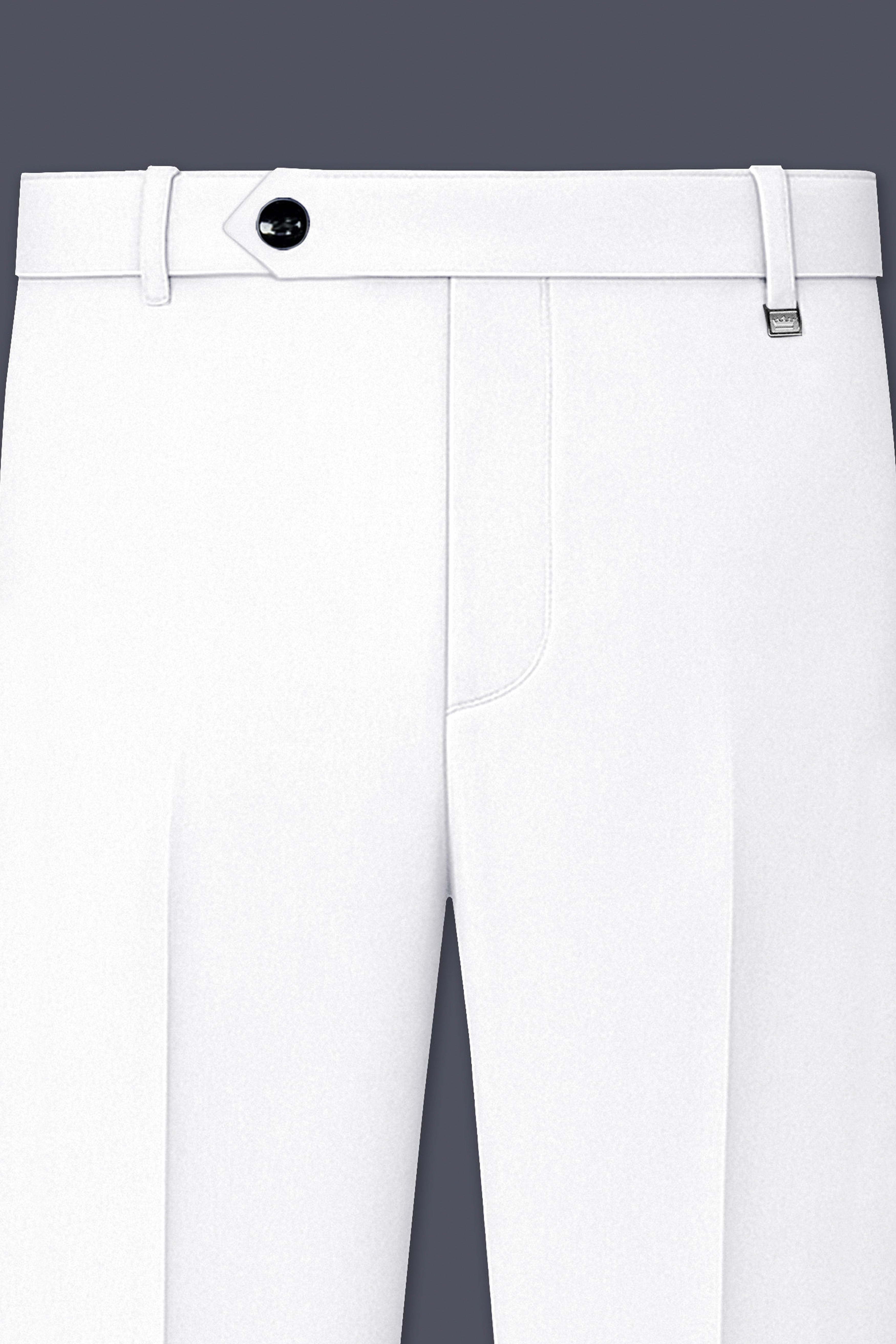 Shiro-Japanese Bright White 4-Way Stretch Wrinkle-Free Wool Rich Single Breasted Suit