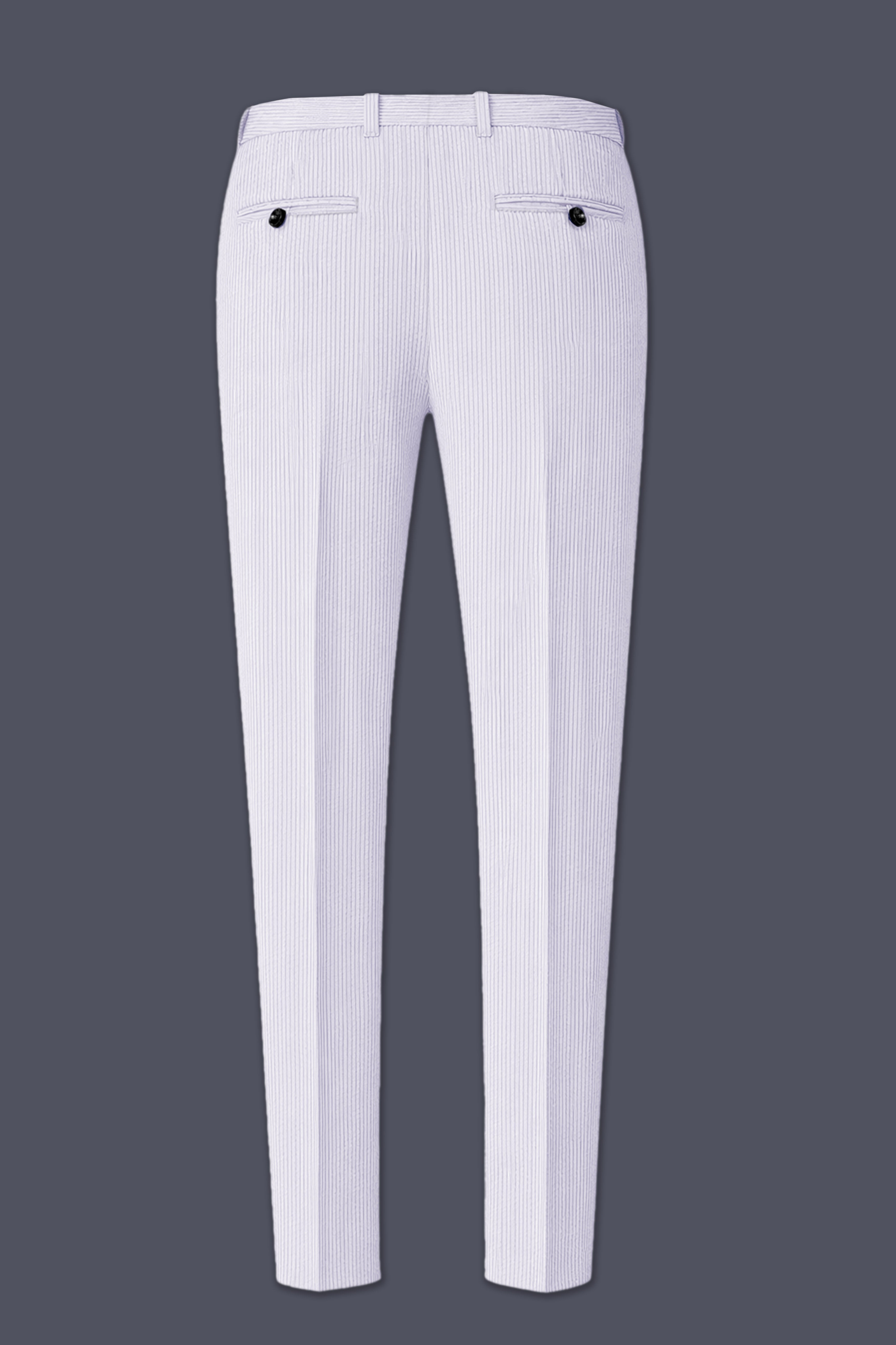 Auremerc-Mercury Gray Corduroy Single Breasted Sports Suit