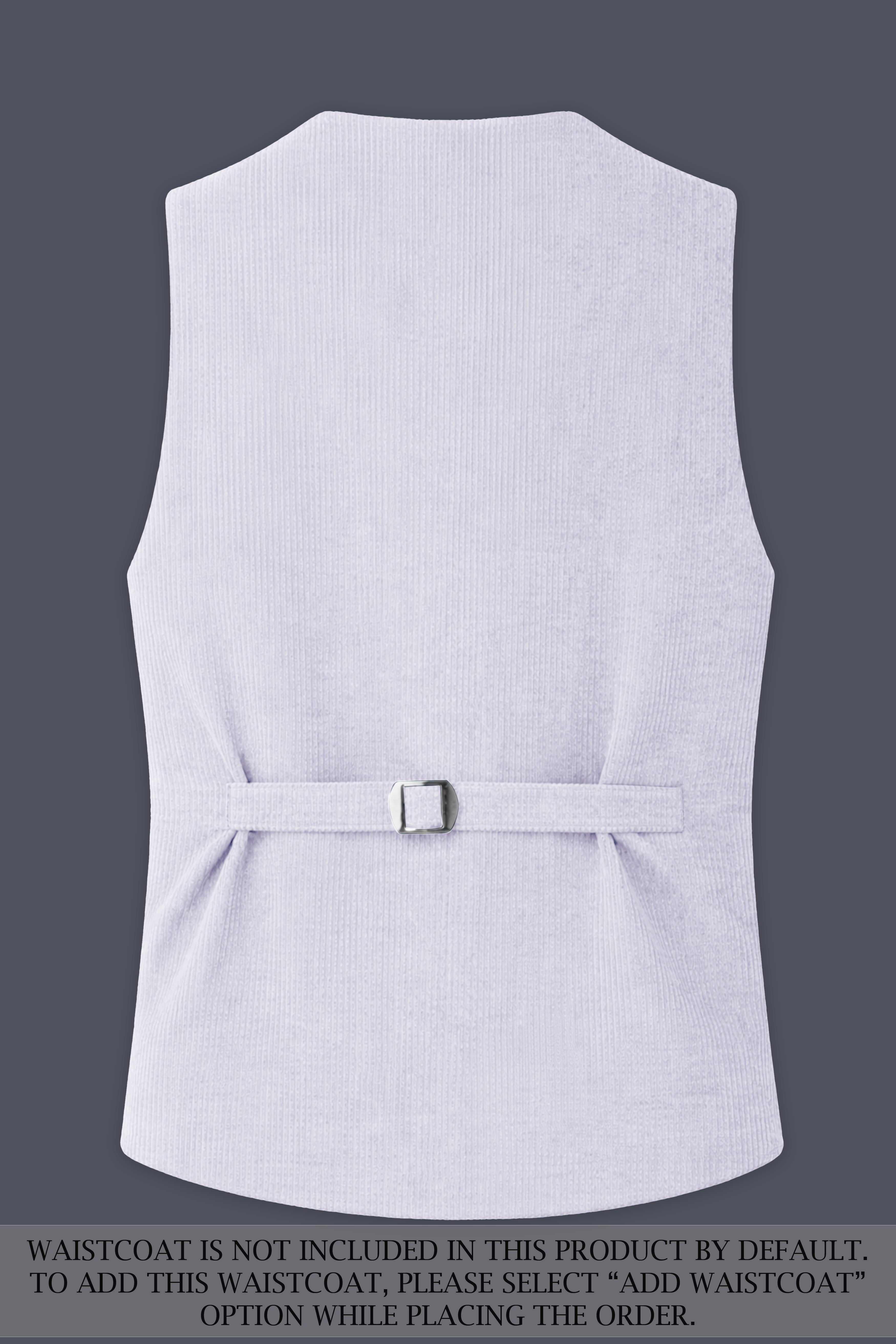 Auremerc-Mercury Gray Corduroy Single Breasted Sports Suit