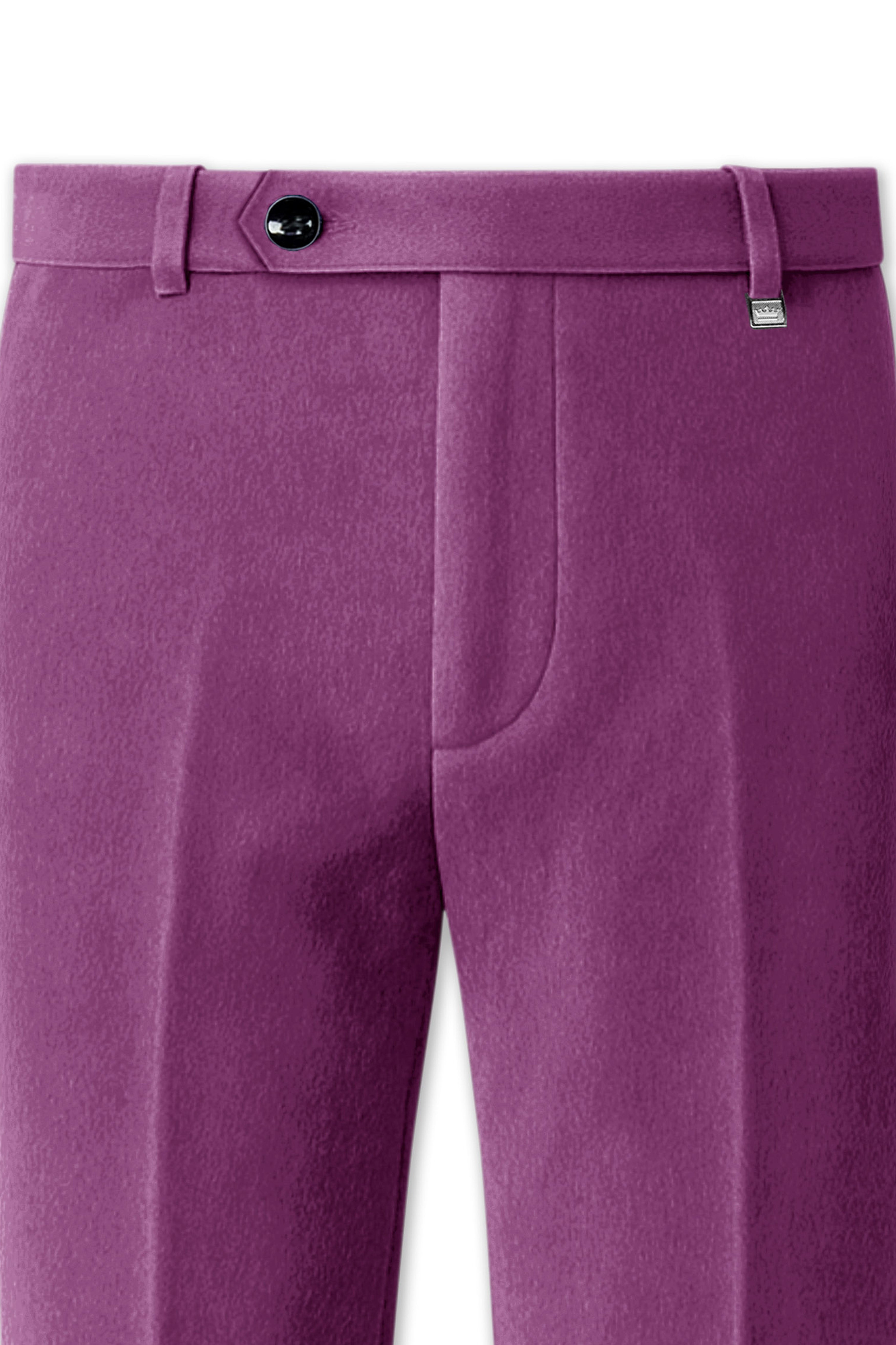 Imperial-Cannon Purple Velvet Peak Lapel Tuxedo Suit