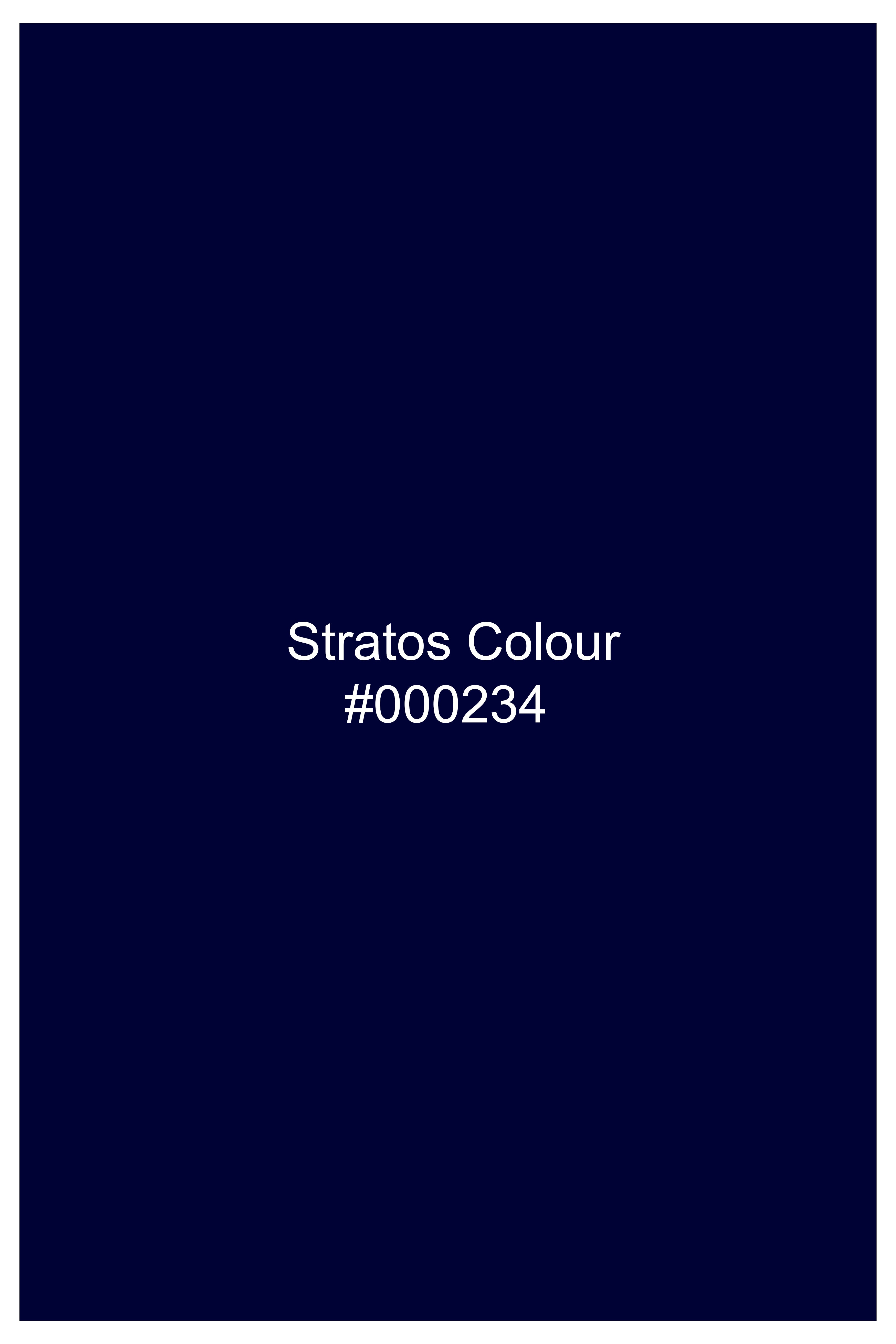 Aether-Stratos Blue Velvet Peak Lapel Tuxedo Suit