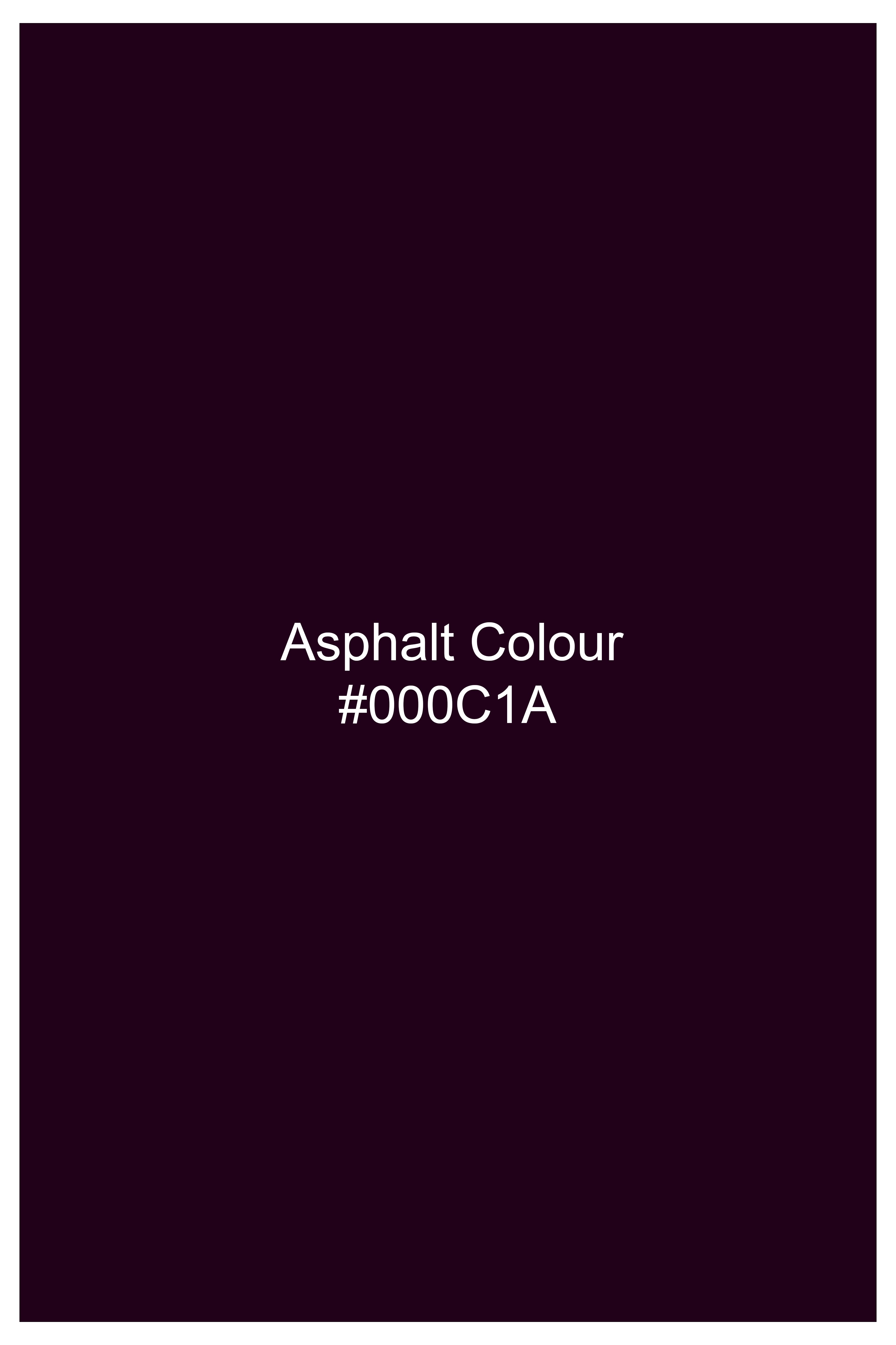 Merlot-Asphalt Wine Purple Velvet Peak Lapel Tuxedo Suit