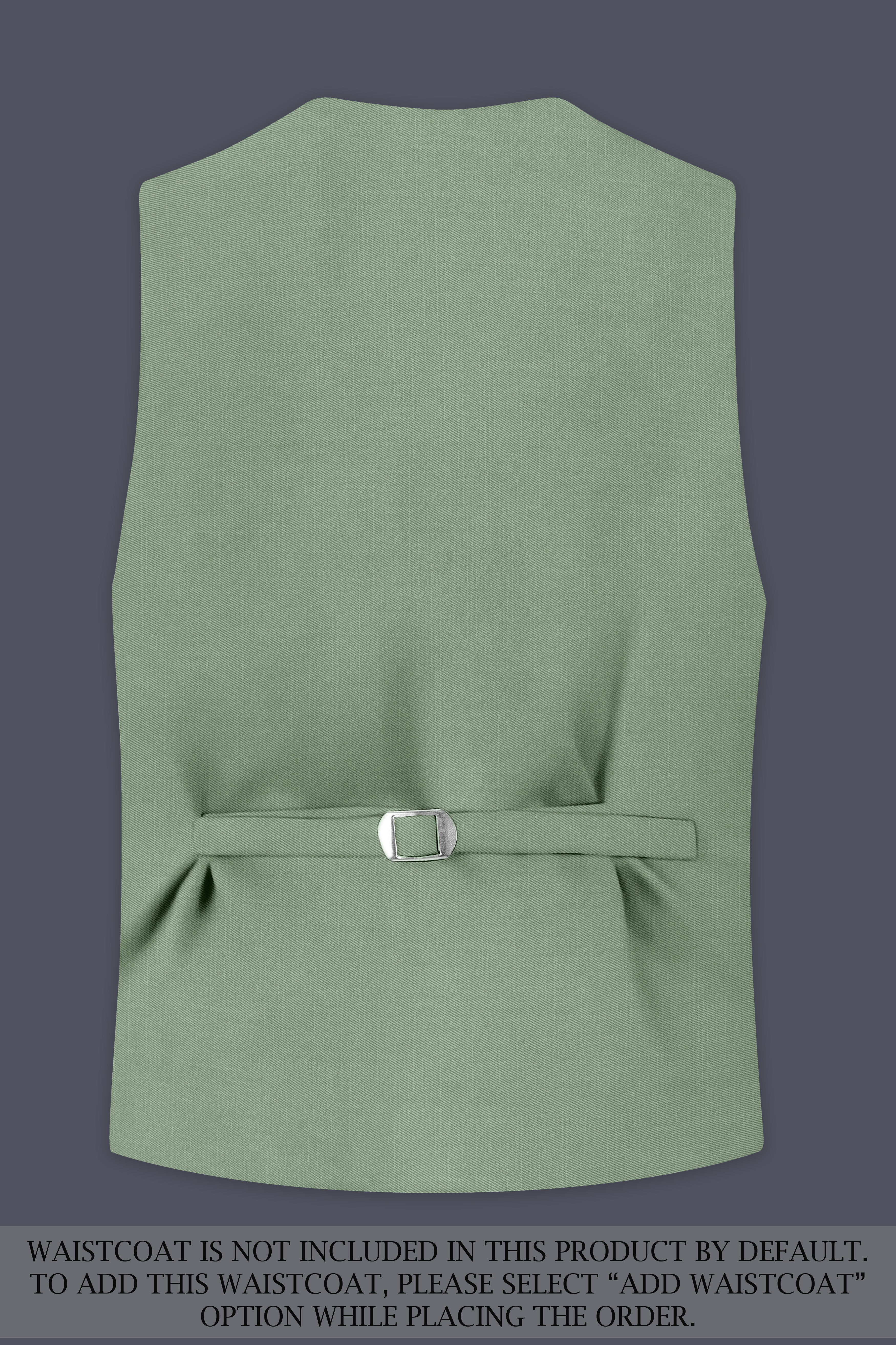 Basil-Spanish Green Wool Rich Slight Stretch Single Breasted Suit