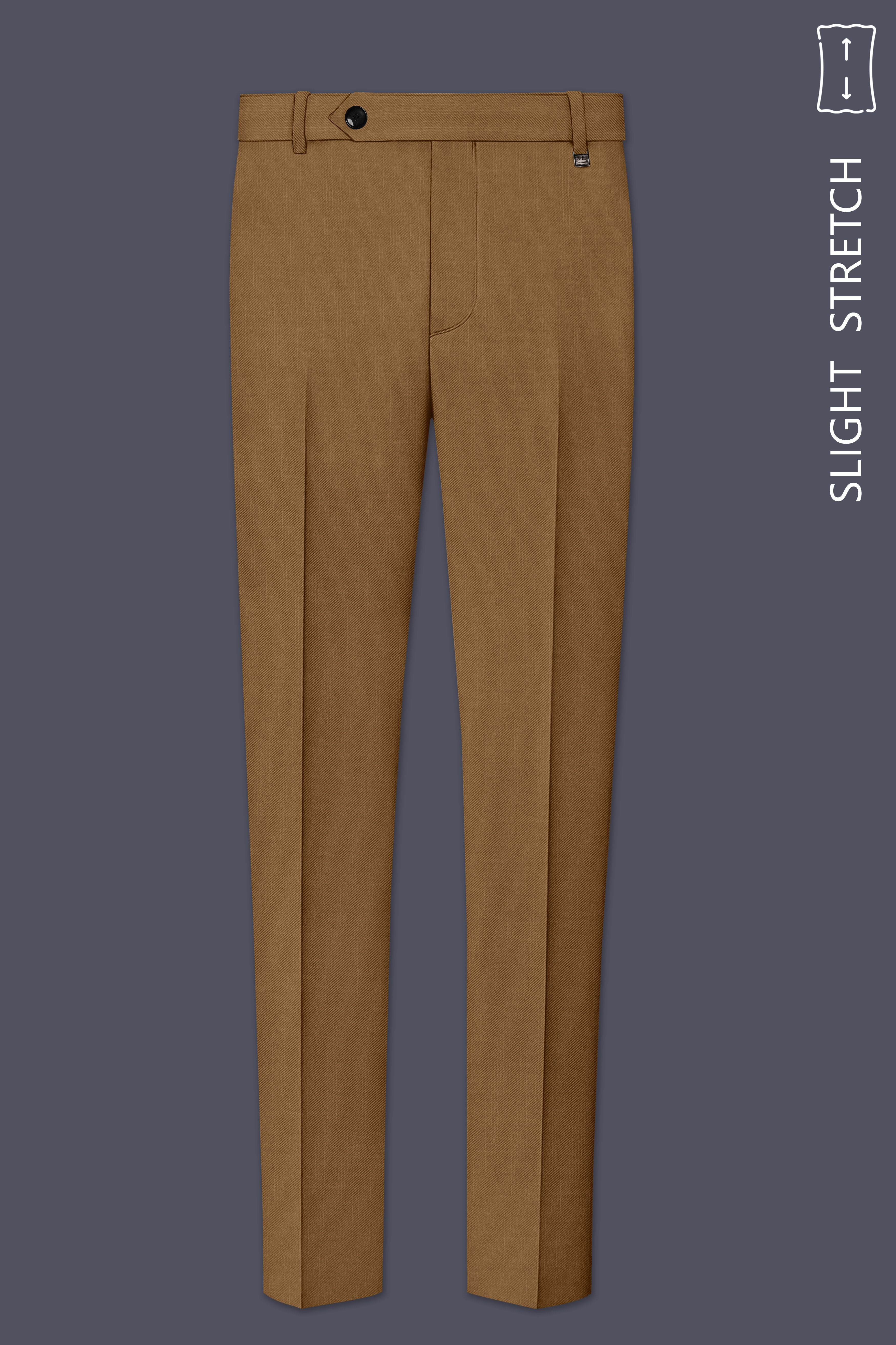 Sapphire-Potters Brown Wool Rich Slight Stretch Single Breasted Suit