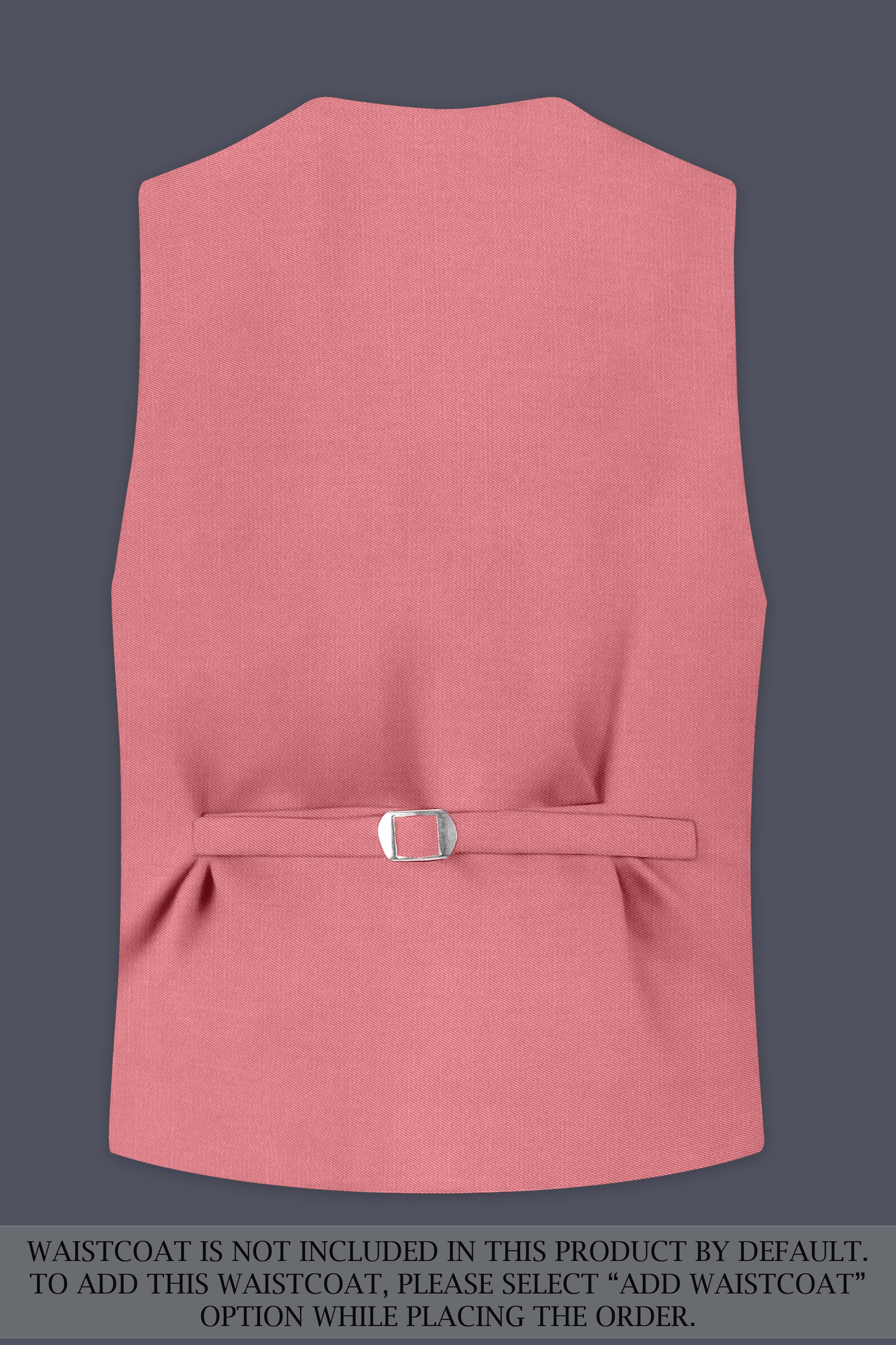 Solaro-Coral Orange Wool Rich Slight Stretch Double Breasted Suit