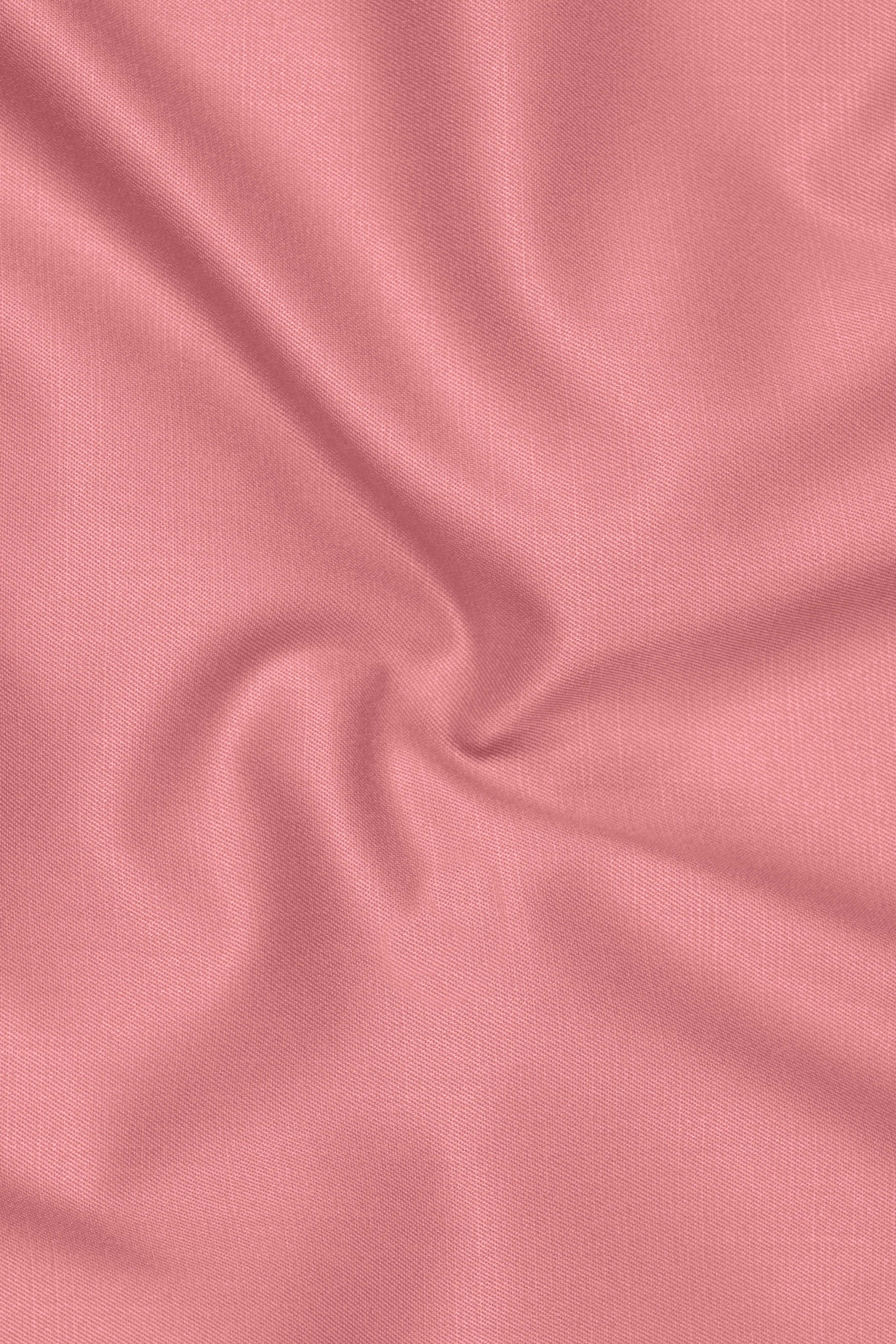 Solaro-Coral Orange Wool Rich Slight Stretch Double Breasted Suit