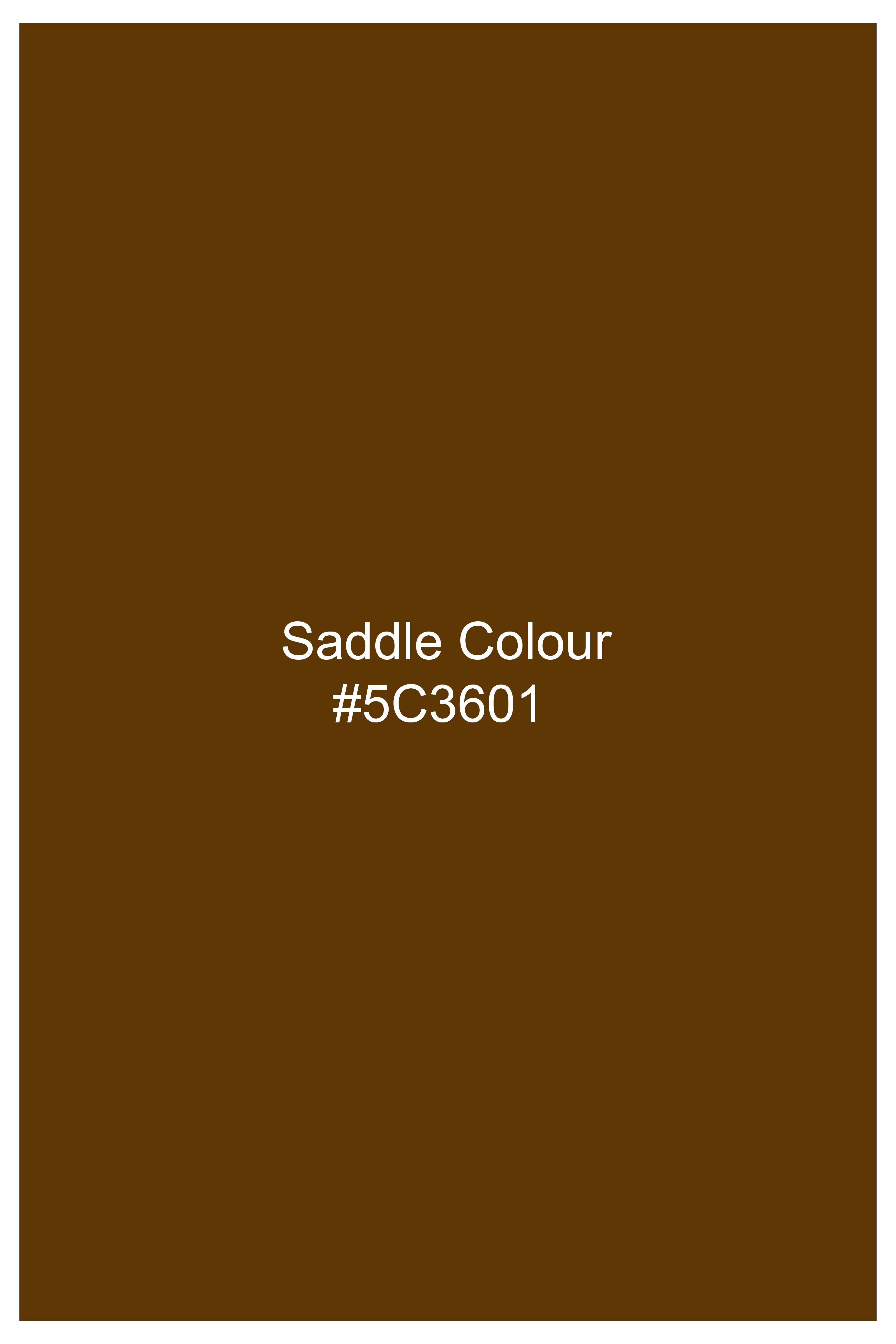Cavaro-Saddle Brown Velvet Peak Lapel Tuxedo Suit