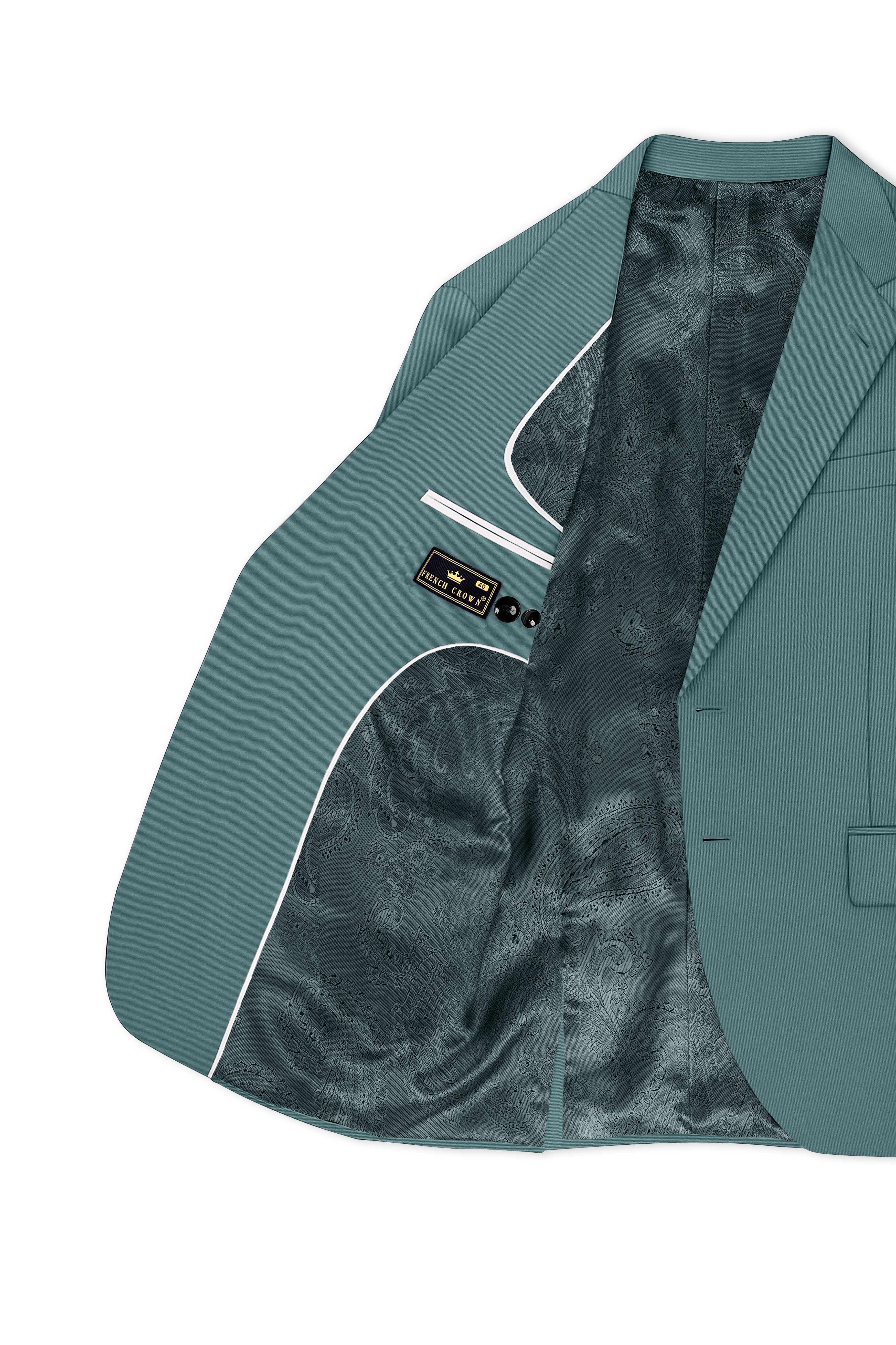 Emerald-Beetle Green Slight Stretch Subtle Sheen Poly-Viscose Single Breasted Suit ST5479-SB-36, ST5479-SB-38, ST5479-SB-40, ST5479-SB-42, ST5479-SB-44, ST5479-SB-46, ST5479-SB-48, ST5479-SB-50, ST5479-SB-52, ST5479-SB-54, ST5479-SB-56, ST5479-SB-58, ST5479-SB-60