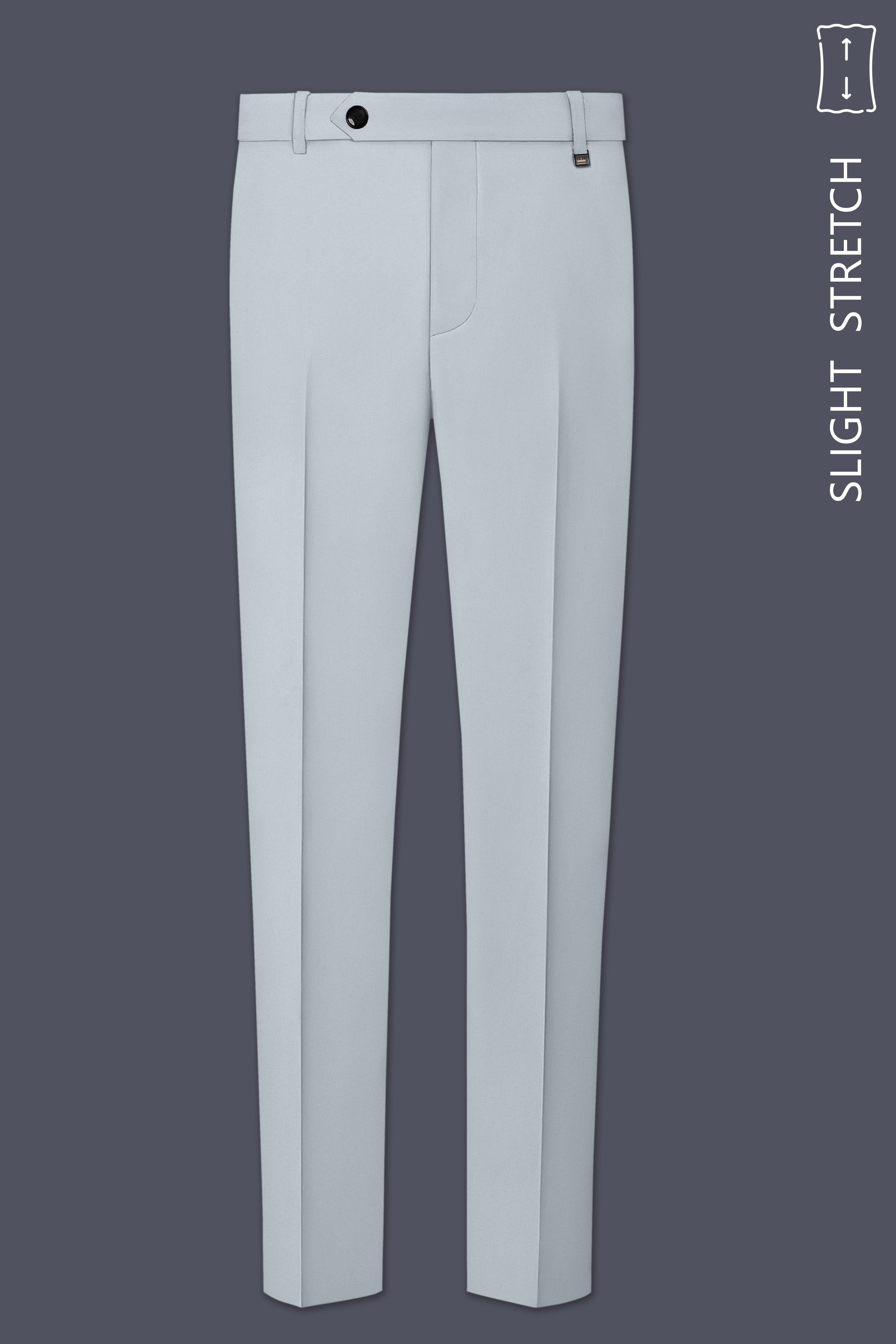 Dorian-Chalice Gray Slight Stretch Subtle Sheen Poly-Viscose Single Breasted Suit