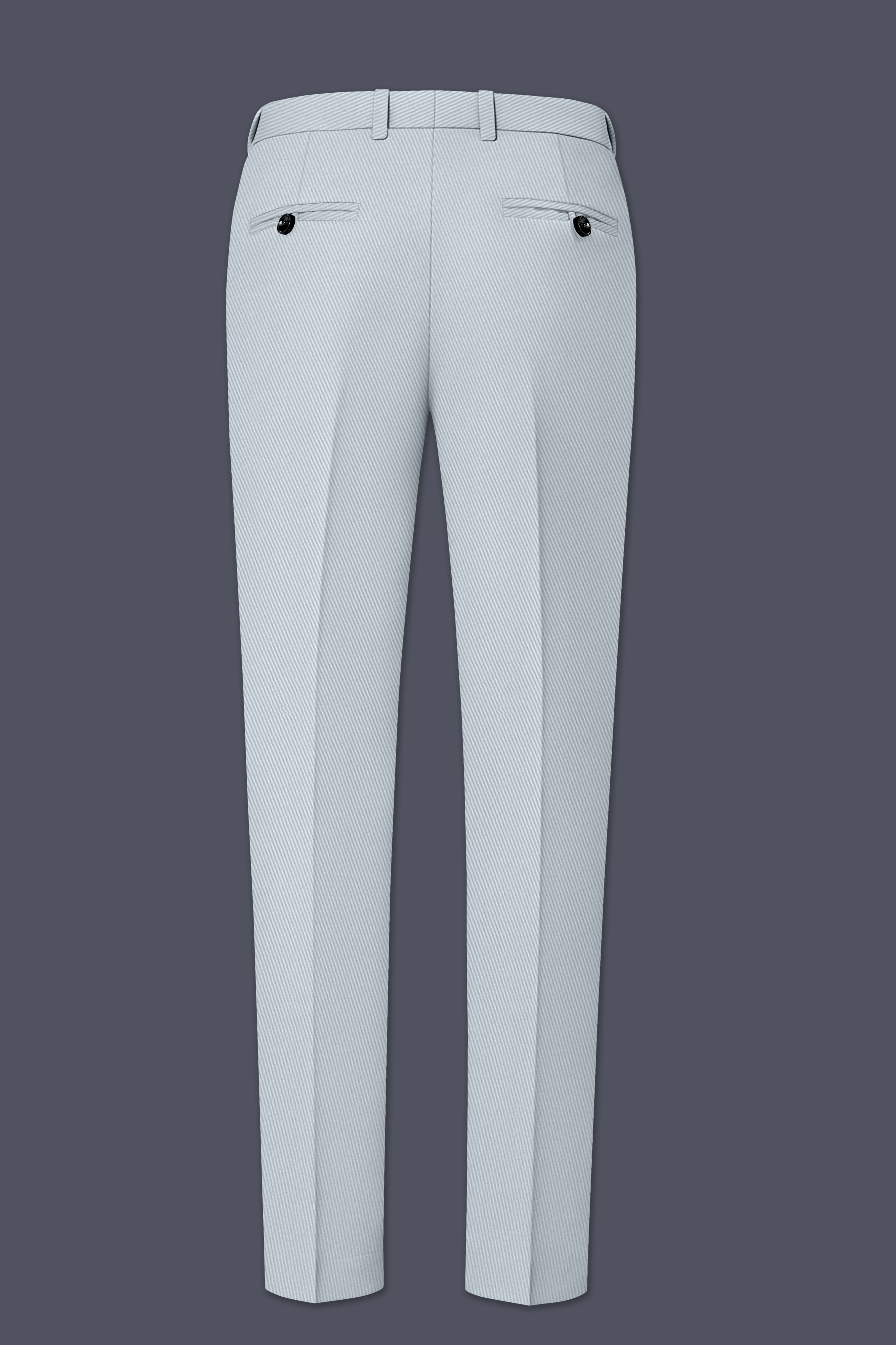 Dorian-Chalice Gray Slight Stretch Subtle Sheen Poly-Viscose Single Breasted Suit