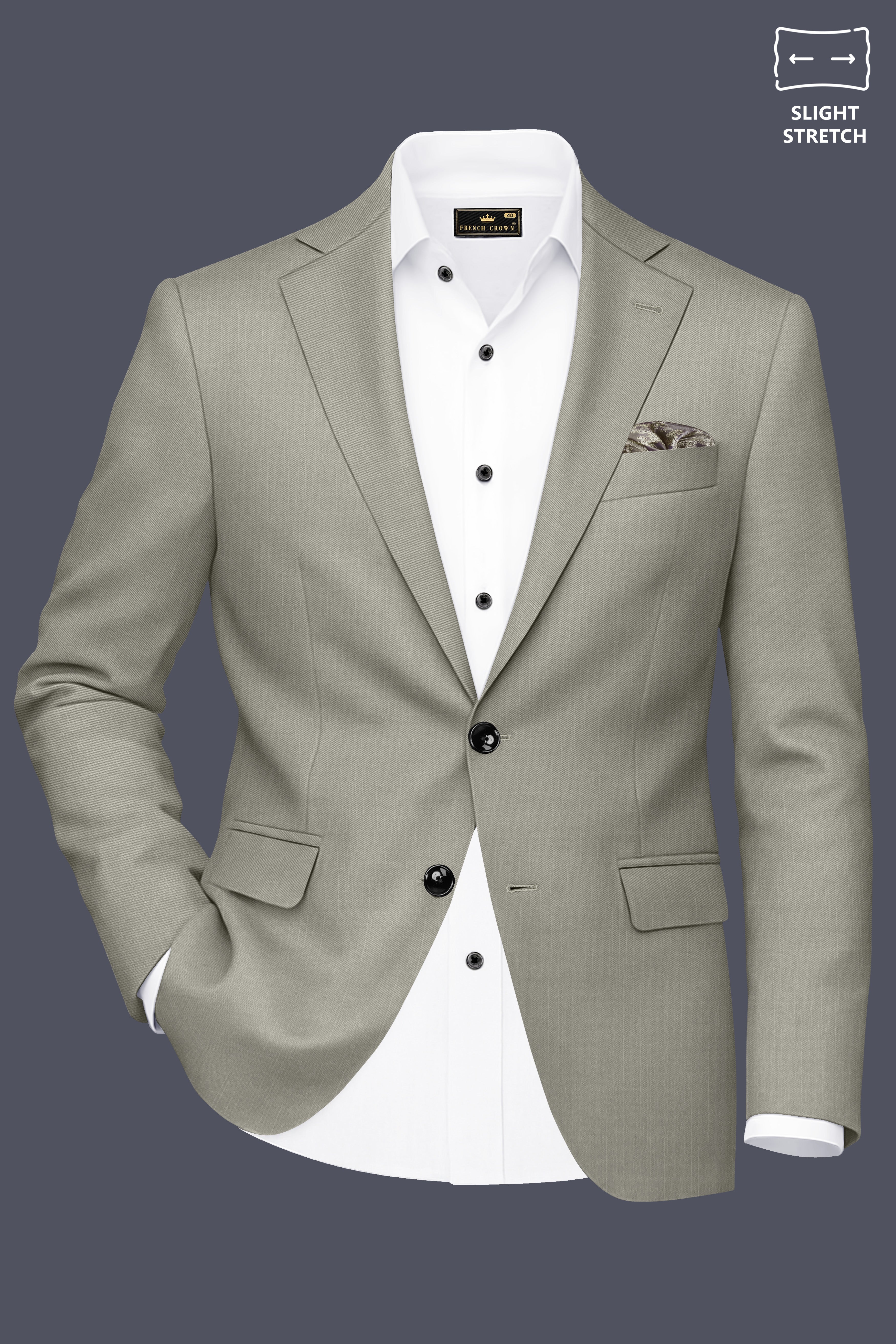 Viridian-Bandicoot Green Wool Rich Slight Stretch Single Breasted Suit ST5504-SB-36, ST5504-SB-38, ST5504-SB-40, ST5504-SB-42, ST5504-SB-44, ST5504-SB-46, ST5504-SB-48, ST5504-SB-50, ST5504-SB-52, ST5504-SB-54, ST5504-SB-56, ST5504-SB-58, ST5504-SB-60