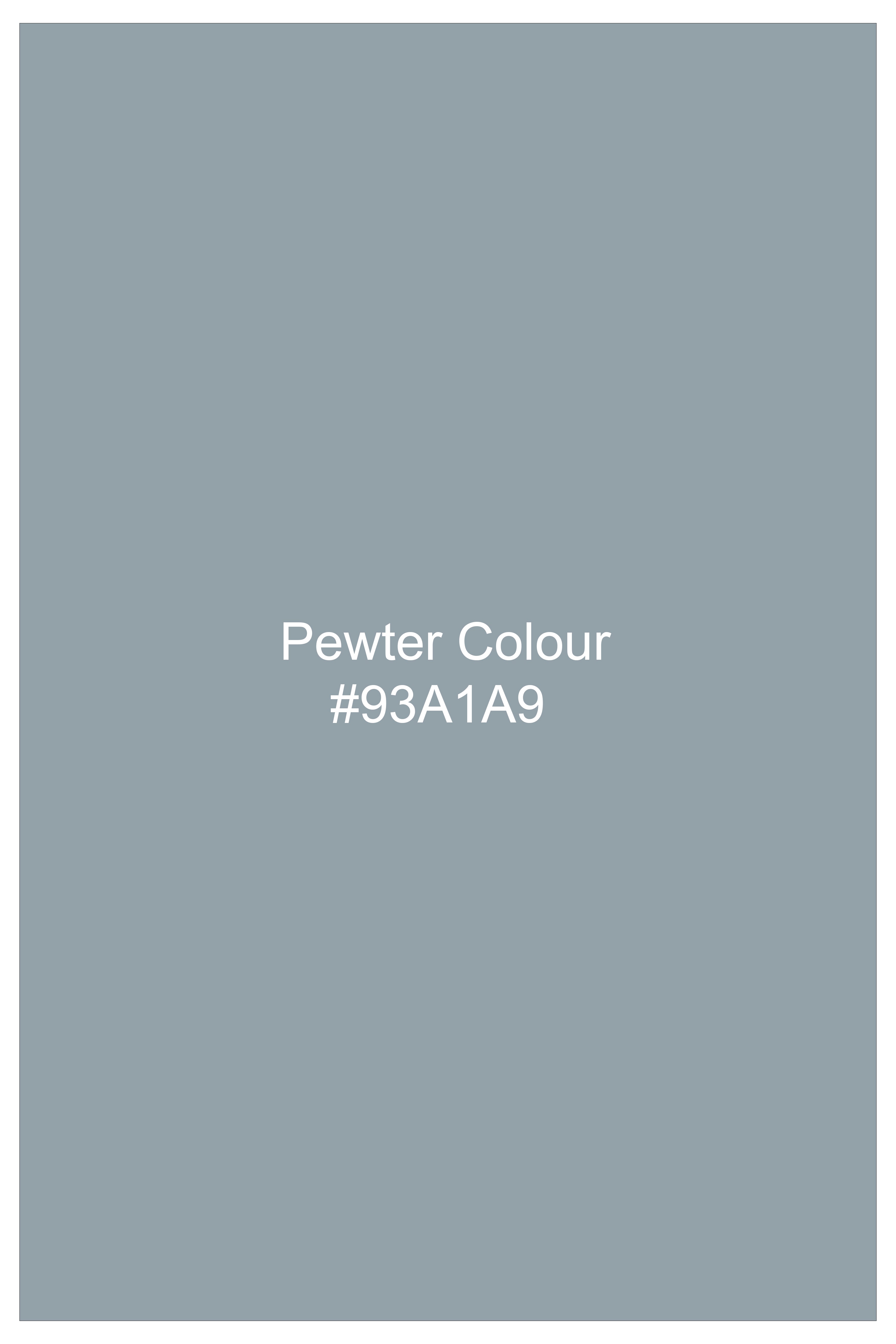 Valtor-Pewter Gray Wool Rich Slight Stretch Double Breasted Suit