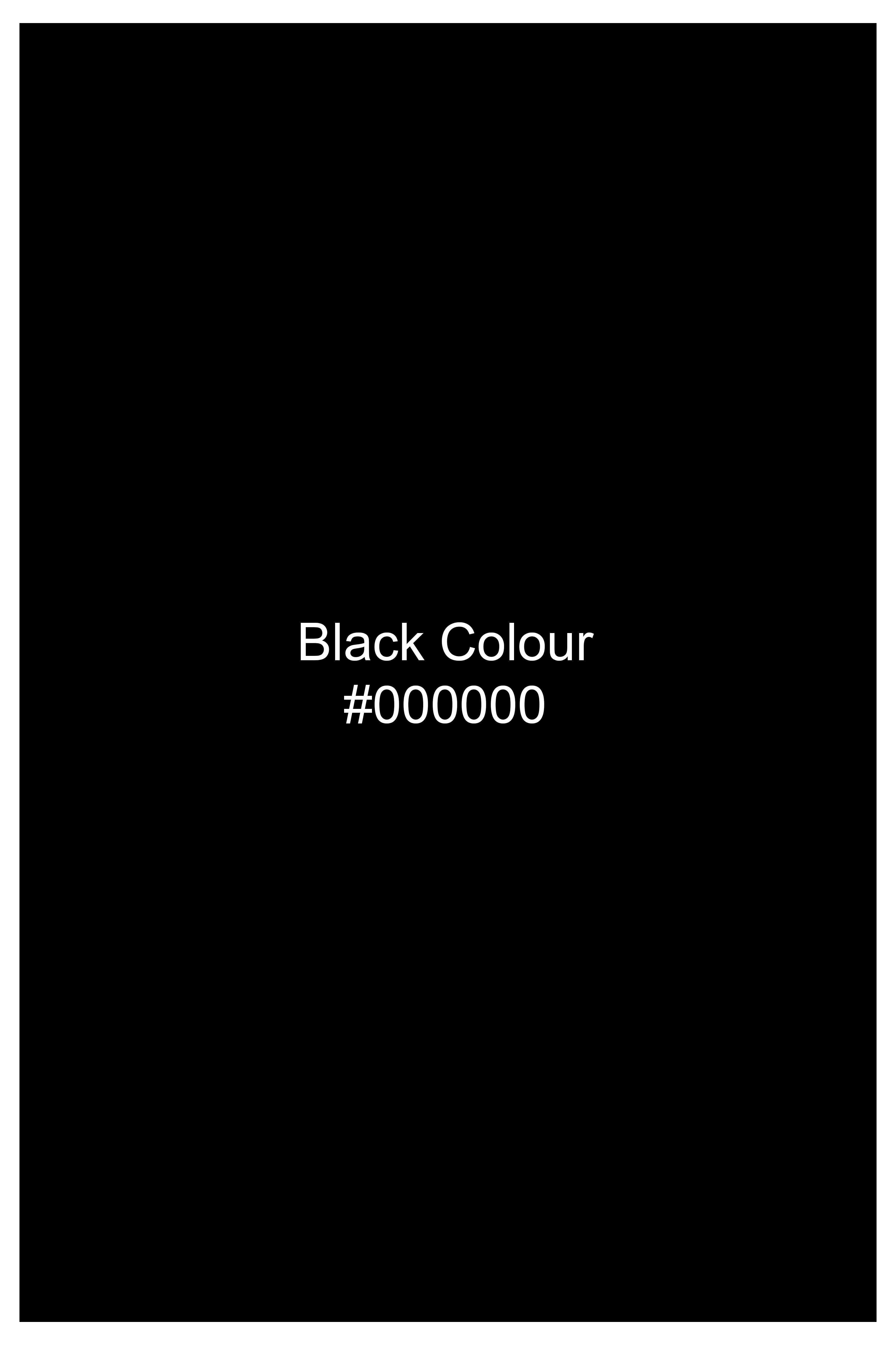 Obsidar-Jade Black Slight Stretch Subtle Sheen Poly-Viscose Single Breasted Suit