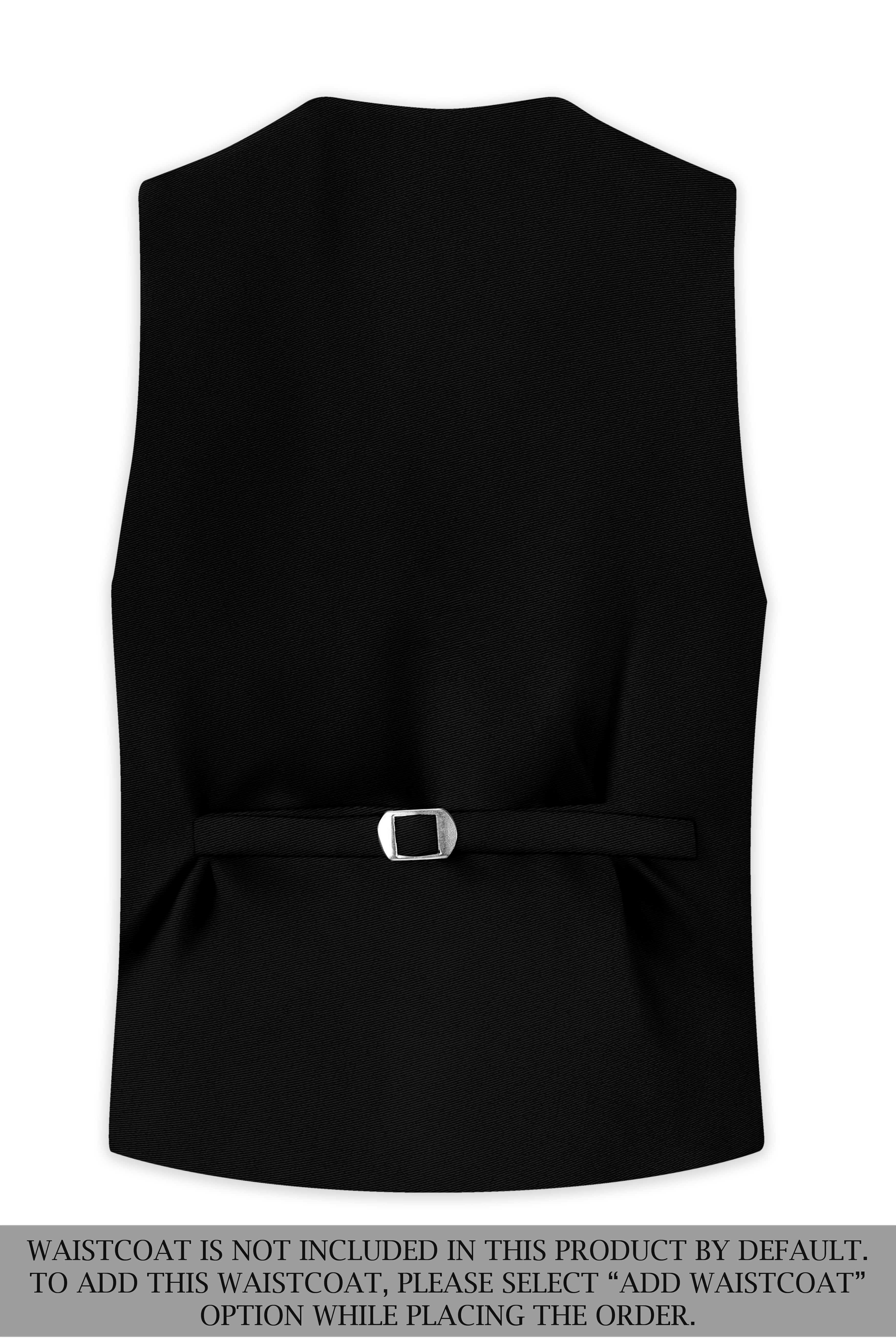 Obsidar-Jade Black Slight Stretch Subtle Sheen Poly-Viscose Double Breasted Suit