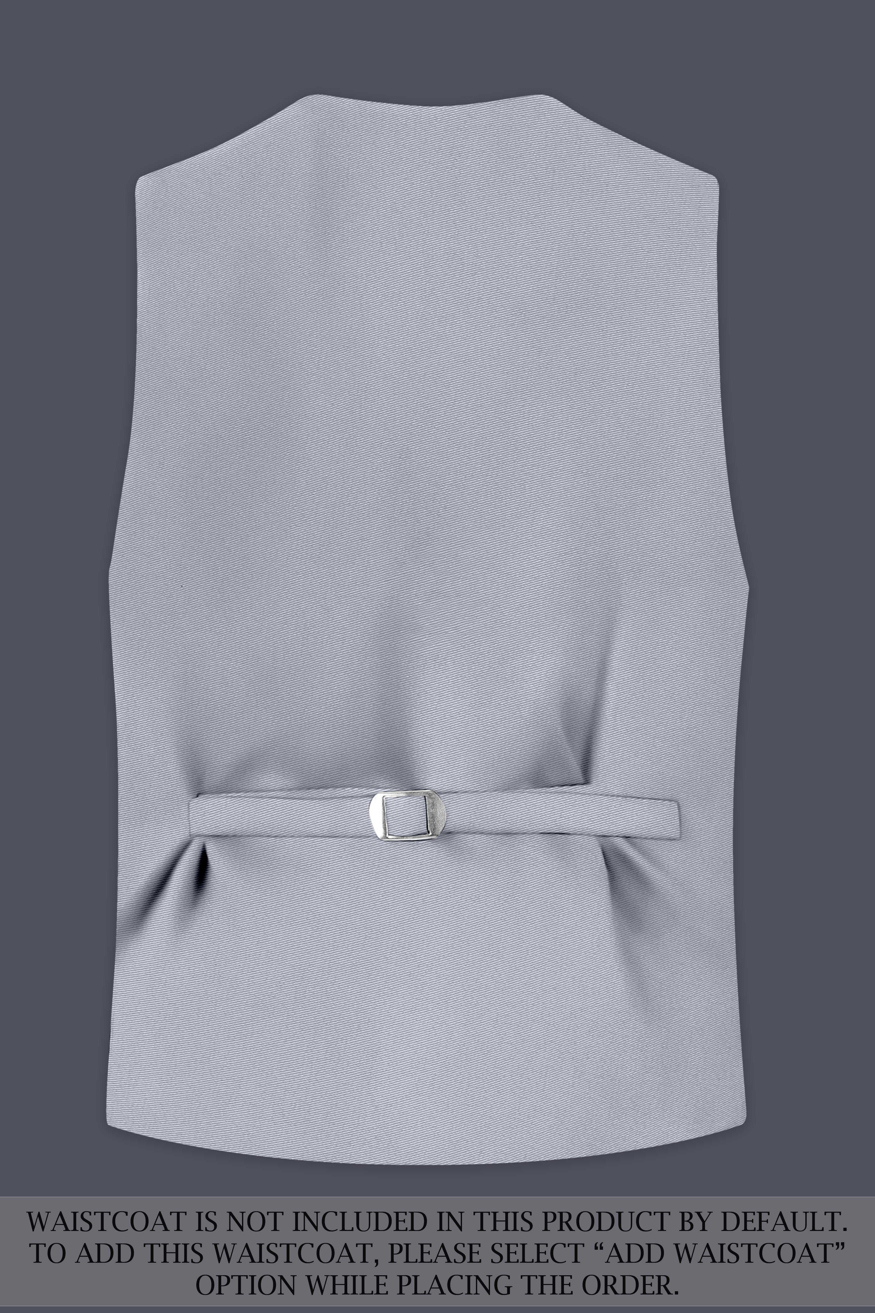 Ashvaro-Manatee Gray Slight Stretch Subtle Sheen Poly-Viscose Double Breasted Suit