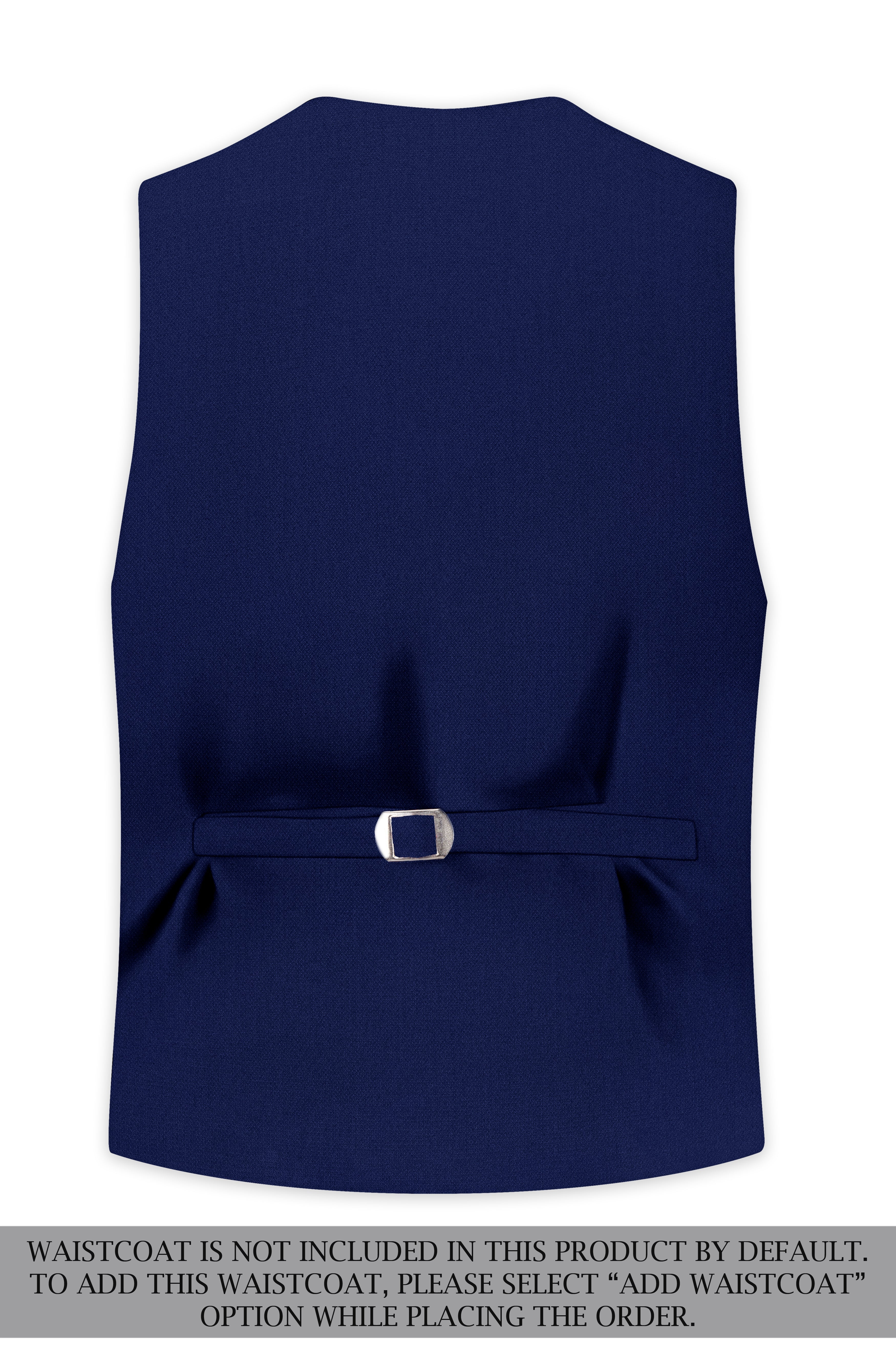 Orion-Vulcan Blue Diamond Textured Wool Rich Slight Stretch Single Breasted Suit