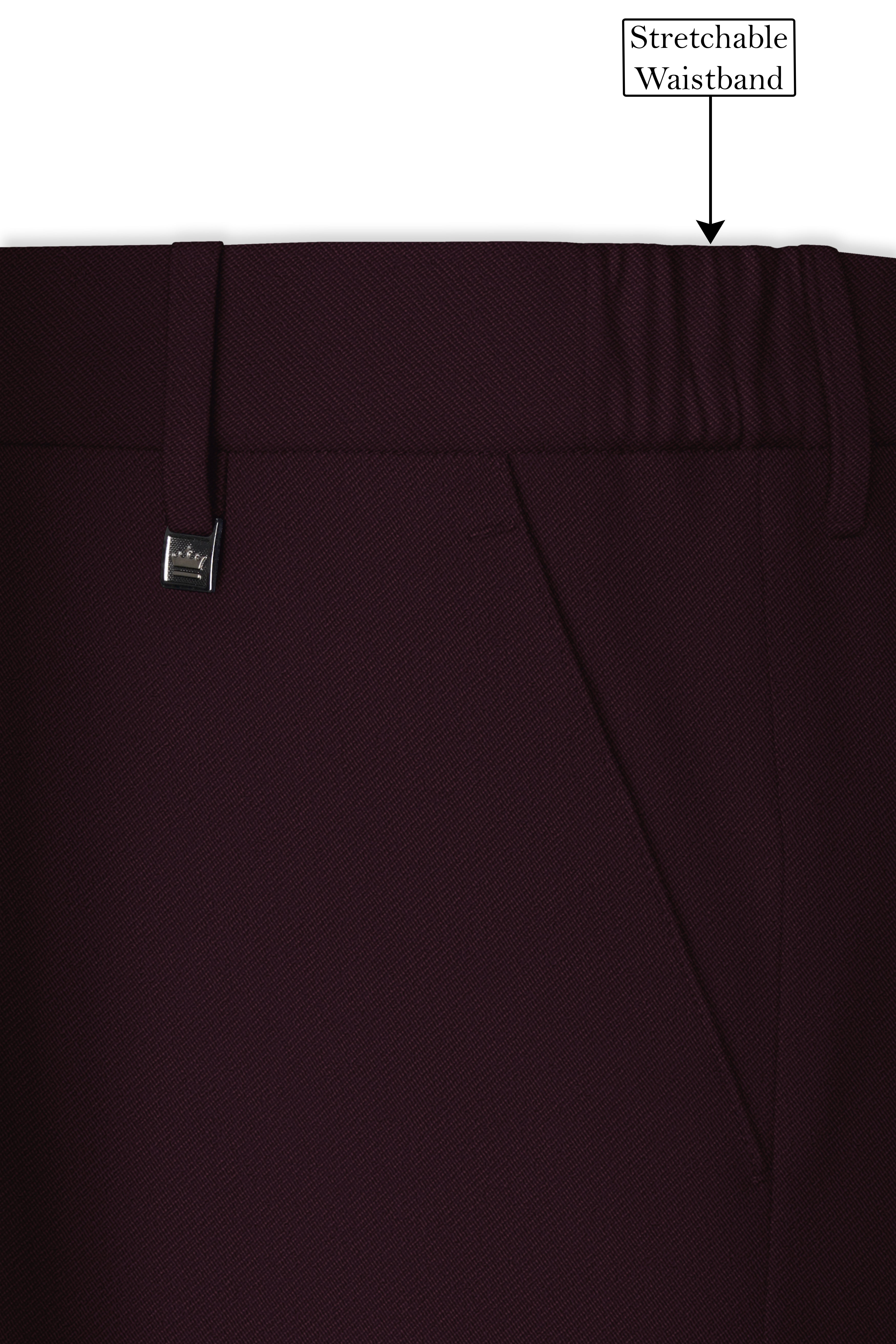 Imperio-korean Eclipse Purple 4-Way Stretch Wrinkle-Free Wool Rich Single Breasted Suit