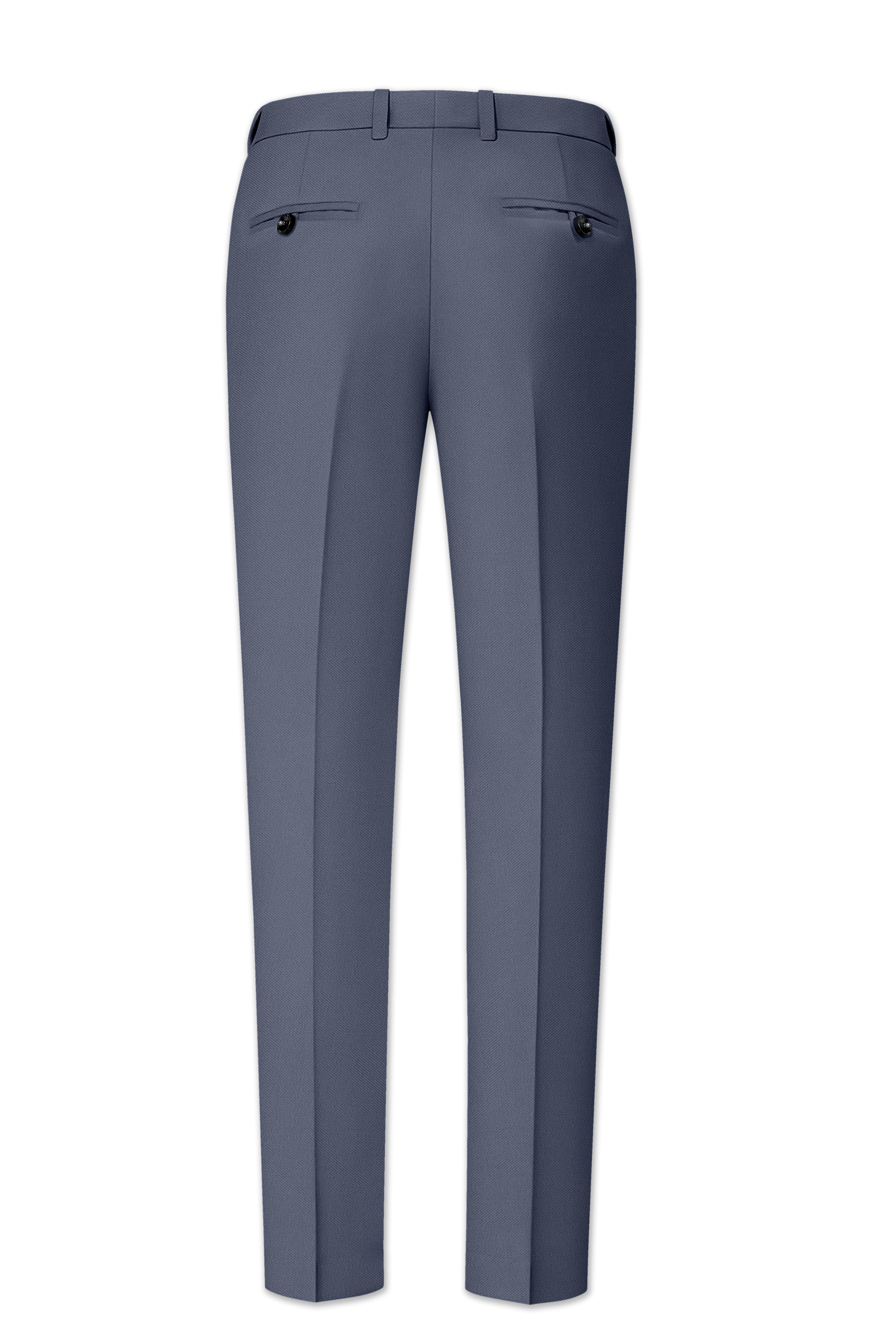Monarch-Korean Dolphin Gray 4-Way Stretch Wrinkle-Free Wool Rich Single Breasted Suit