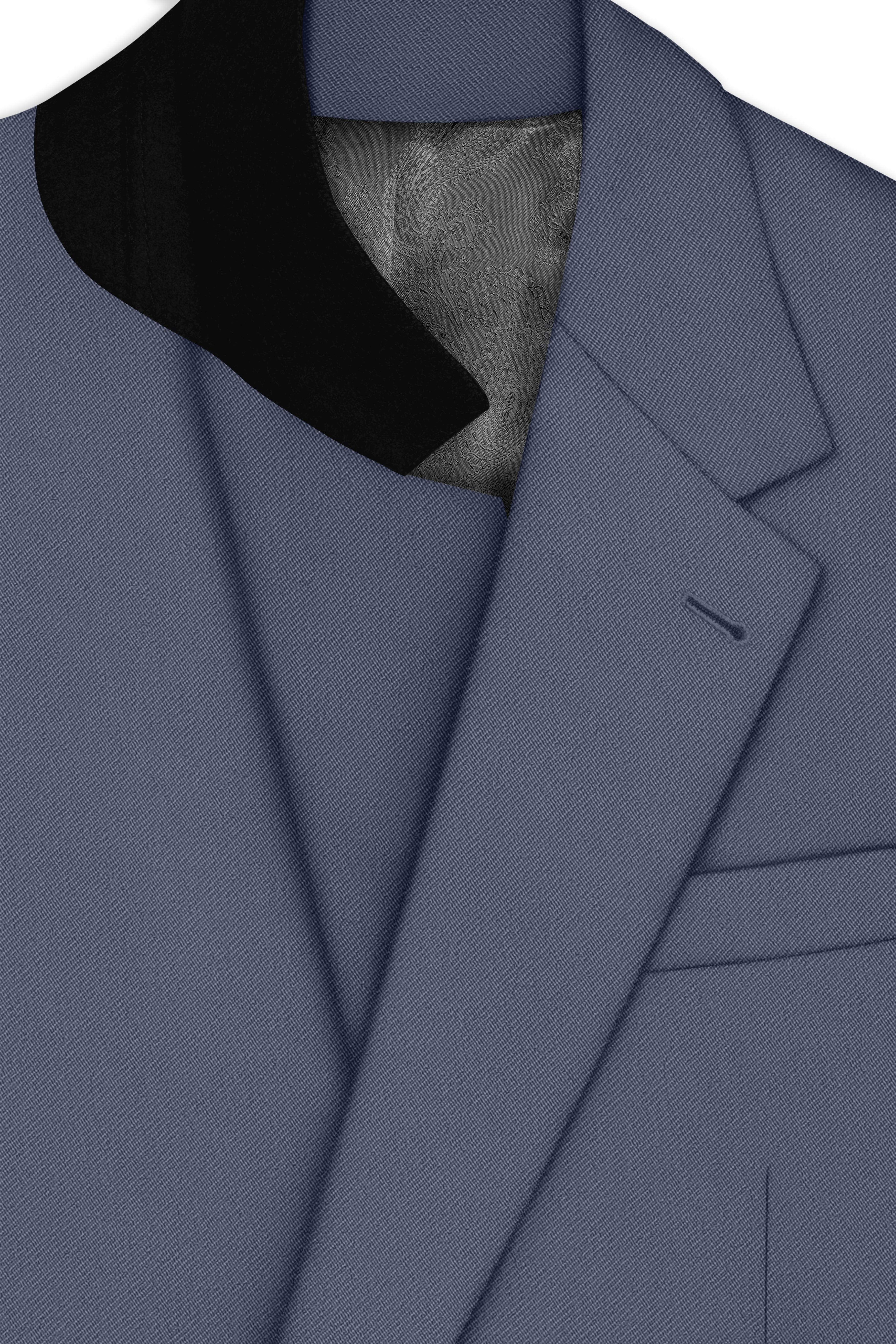 Monarch-Korean Dolphin Gray 4-Way Stretch Wrinkle-Free Wool Rich Single Breasted Suit