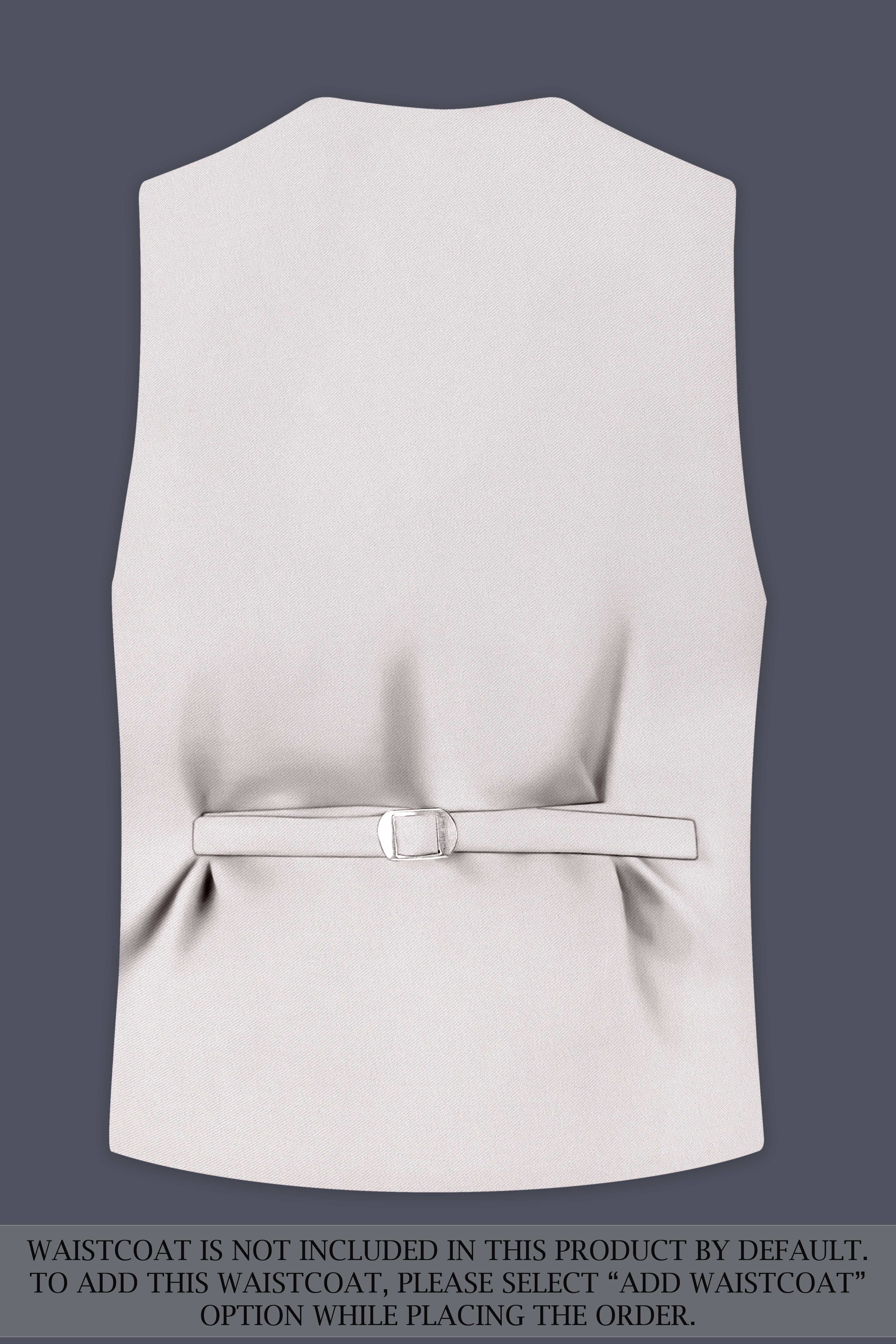 Ivora-Korean Amour Cream 4-Way Stretch Wrinkle-Free Wool Rich Double Breasted Suit