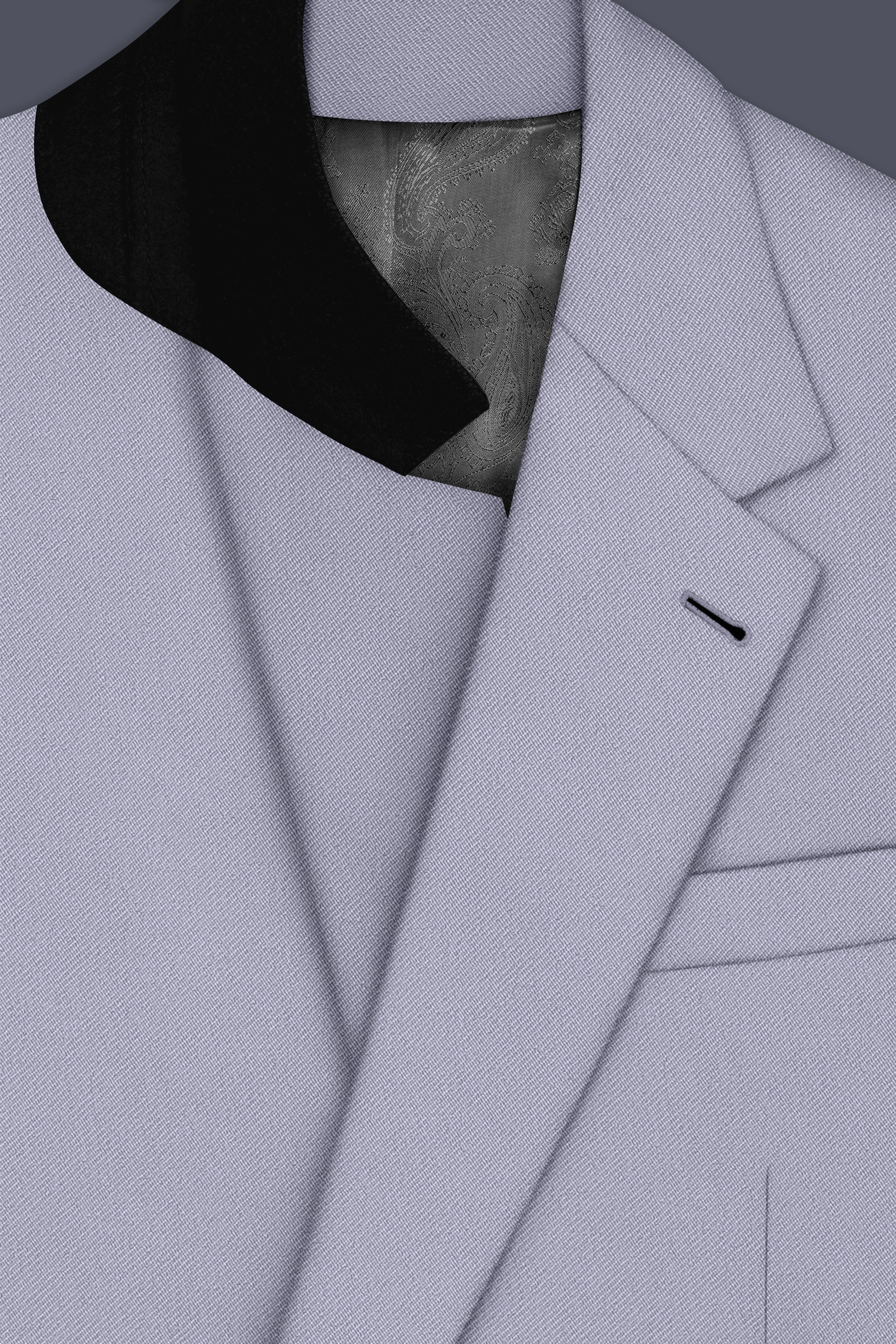 Graphite-Korean Topaz Gray 4-Way Stretch Wrinkle-Free Wool Rich Single Breasted Suit
