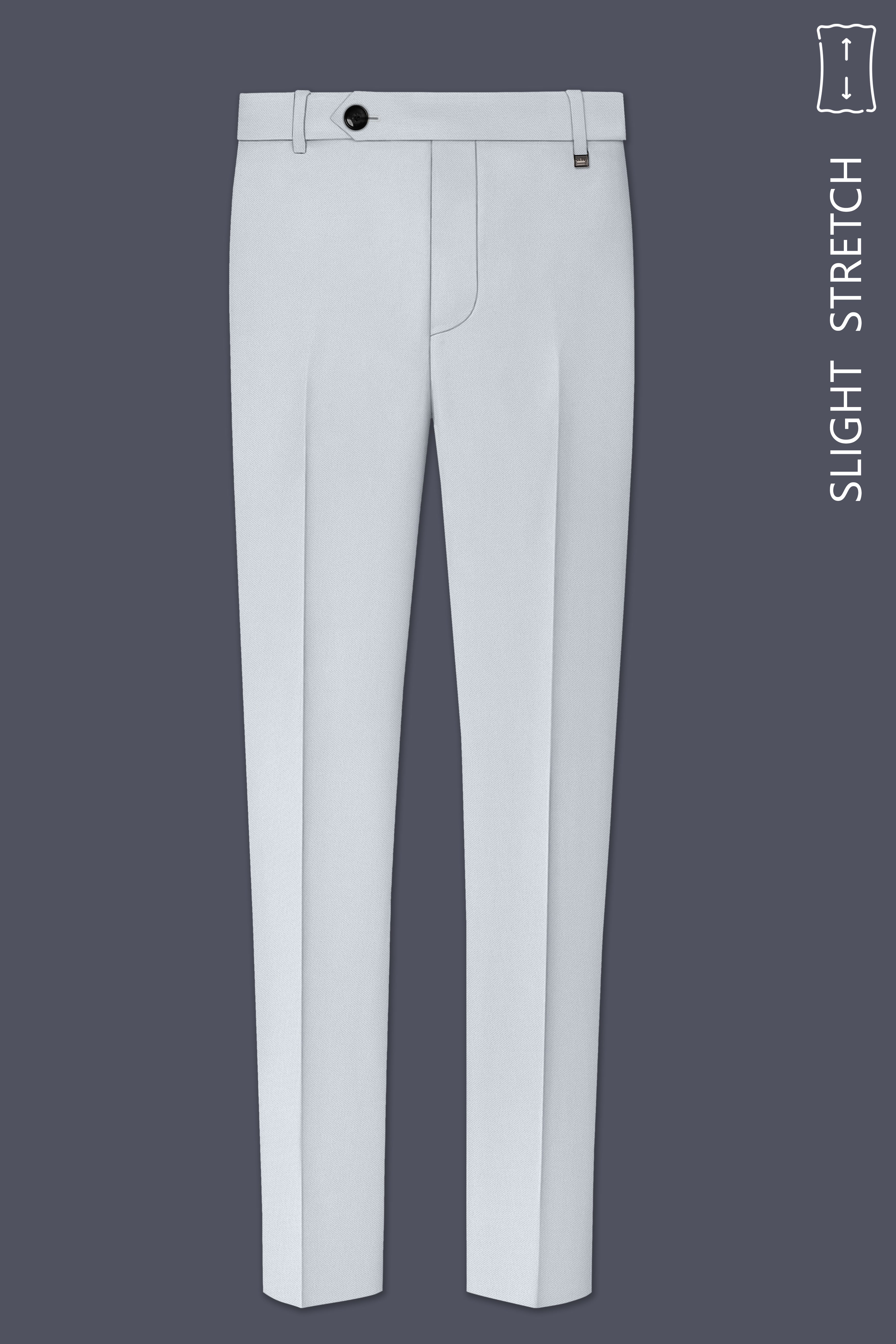 Slate-Mystic Gray Wool Rich Slight Stretch Single Breasted Suit