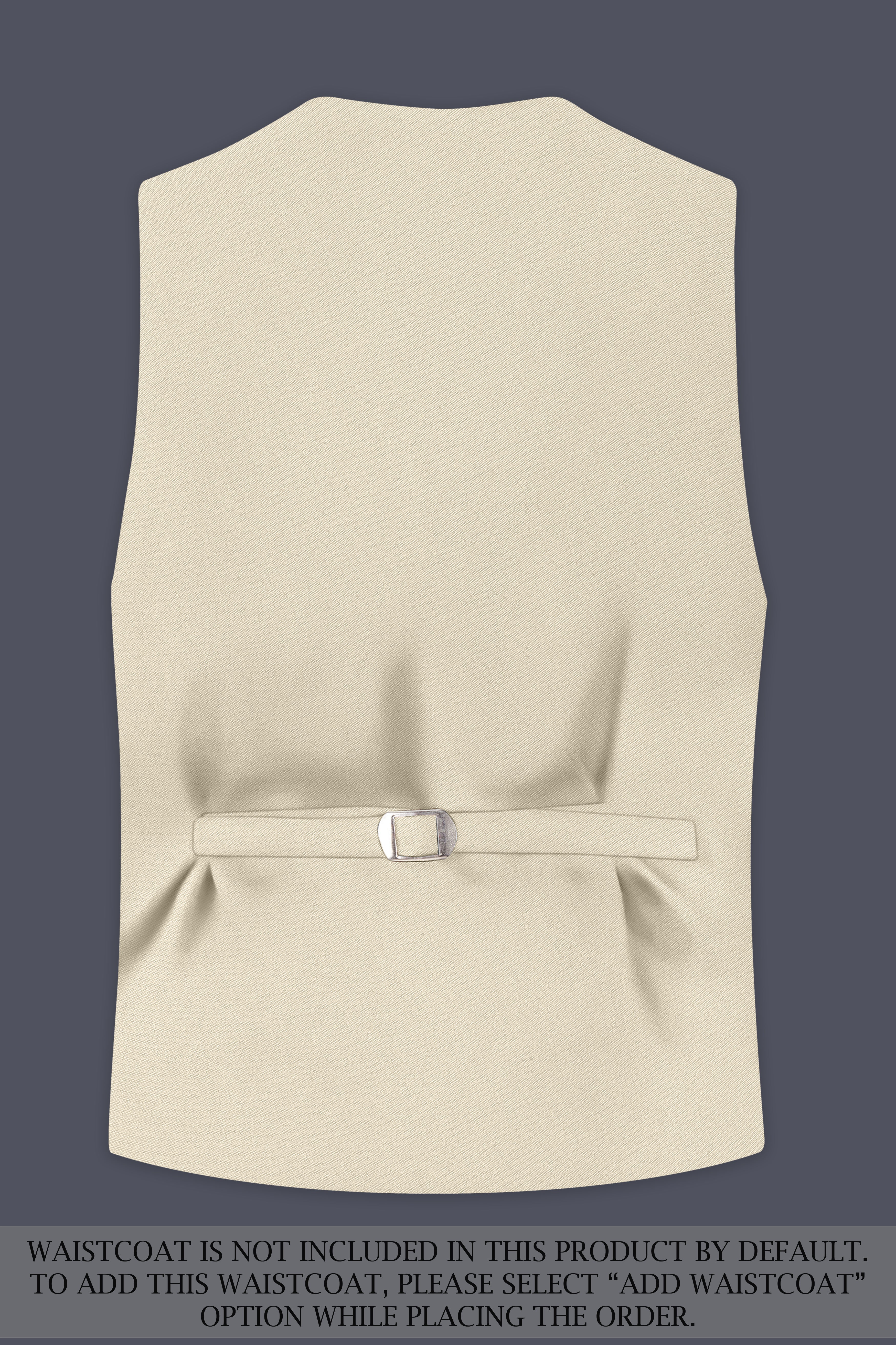 Ivora-Almond Cream Wool Rich Slight Stretch Single Breasted Suit