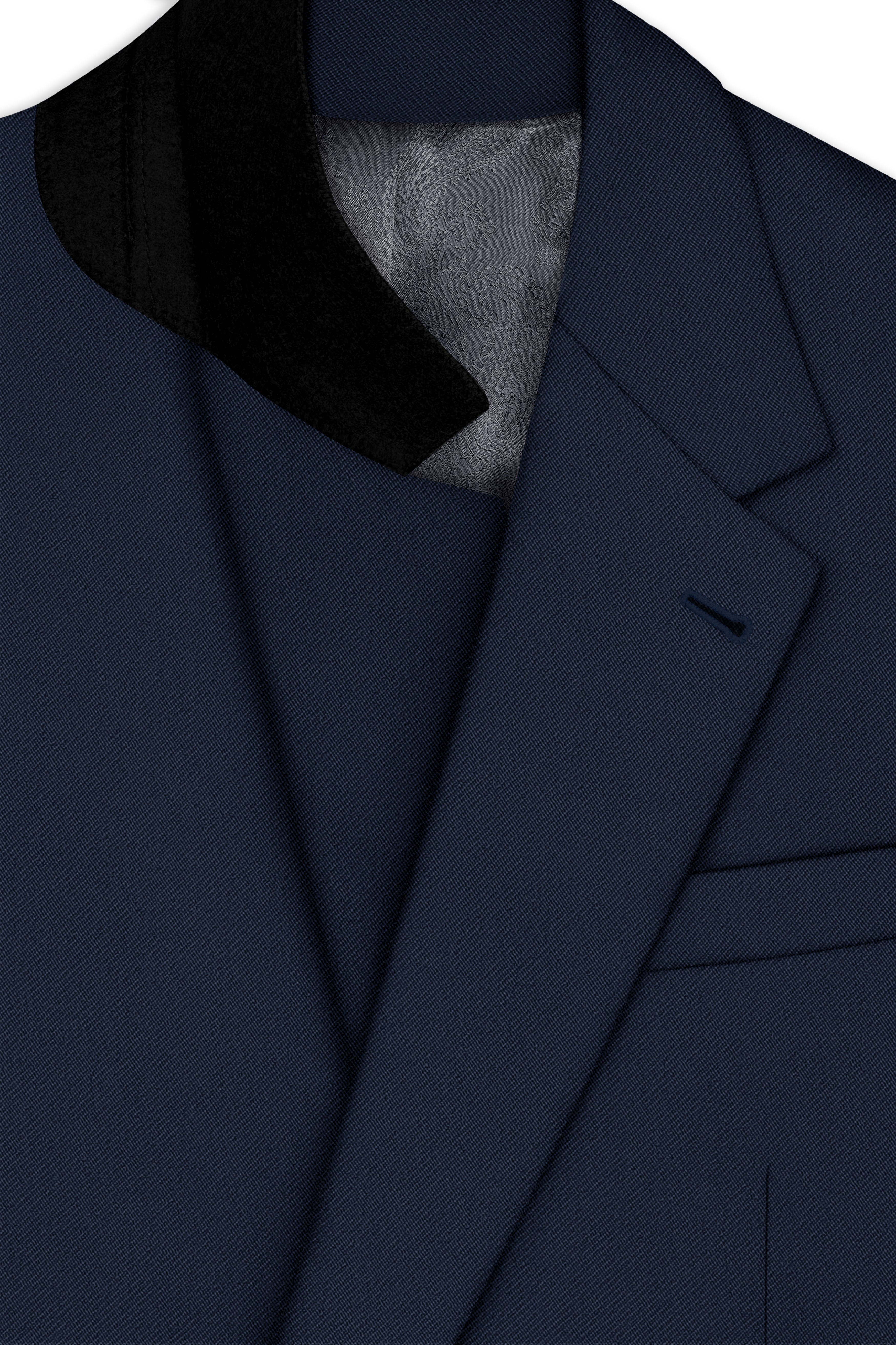 Nautis-Baltic Blue Wool Rich Slight Stretch Single Breasted Suit