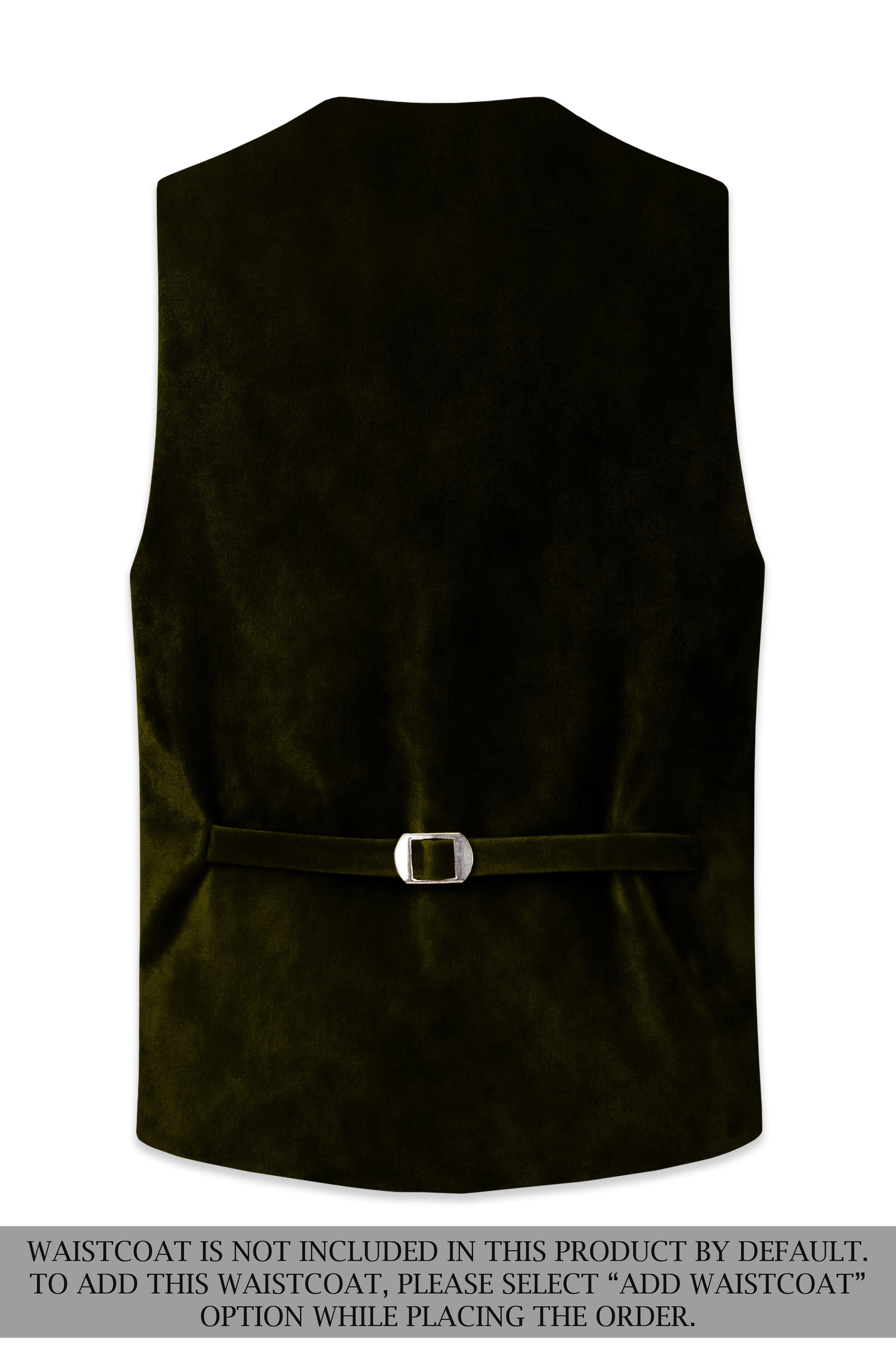 Montverde-Rangoon Green Velvet Peak Lapel Tuxedo Suit