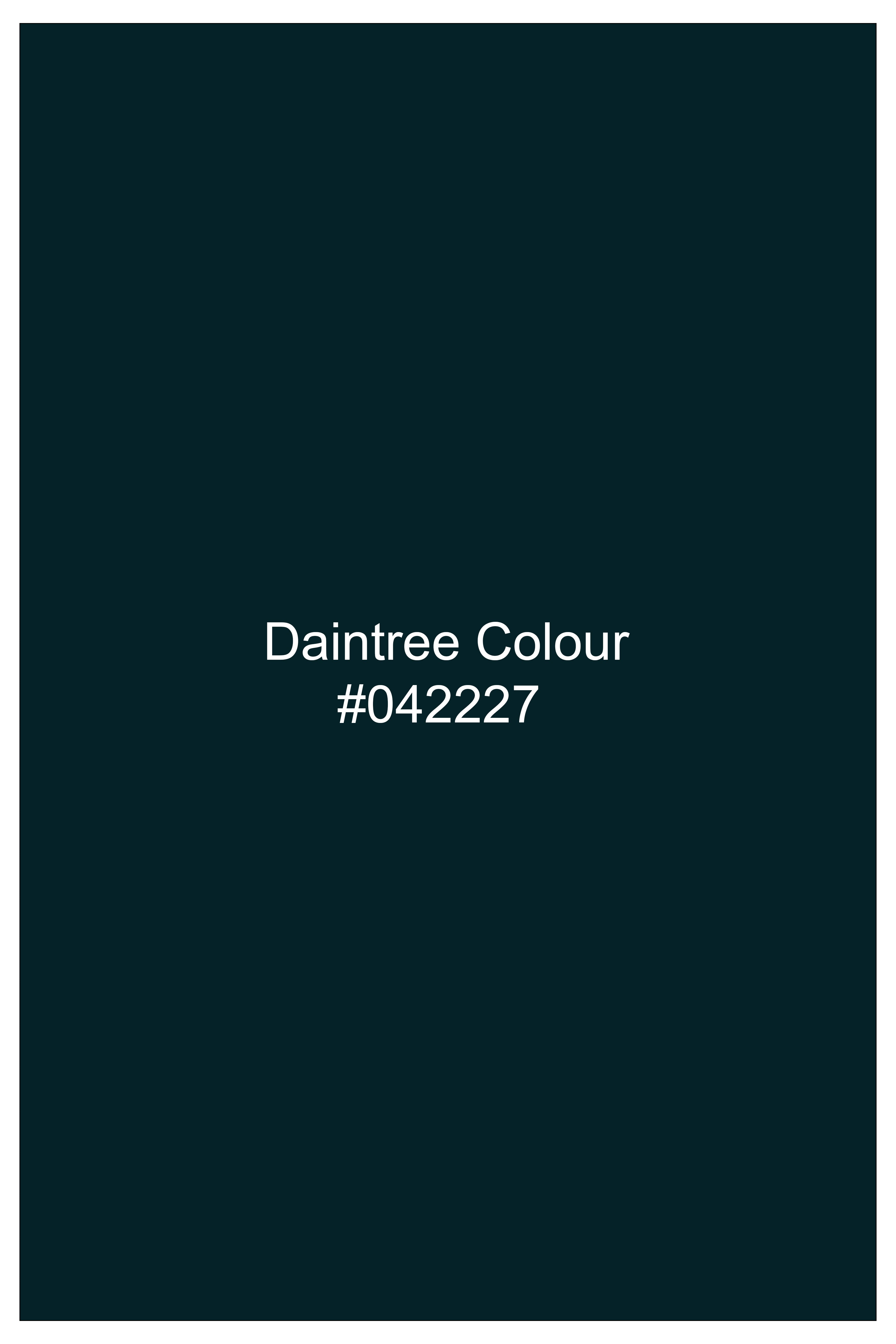 Canopy-Daintree Green 4-Way Stretch Wrinkle-Free Fluid Drape Fabric Double Breasted Suit