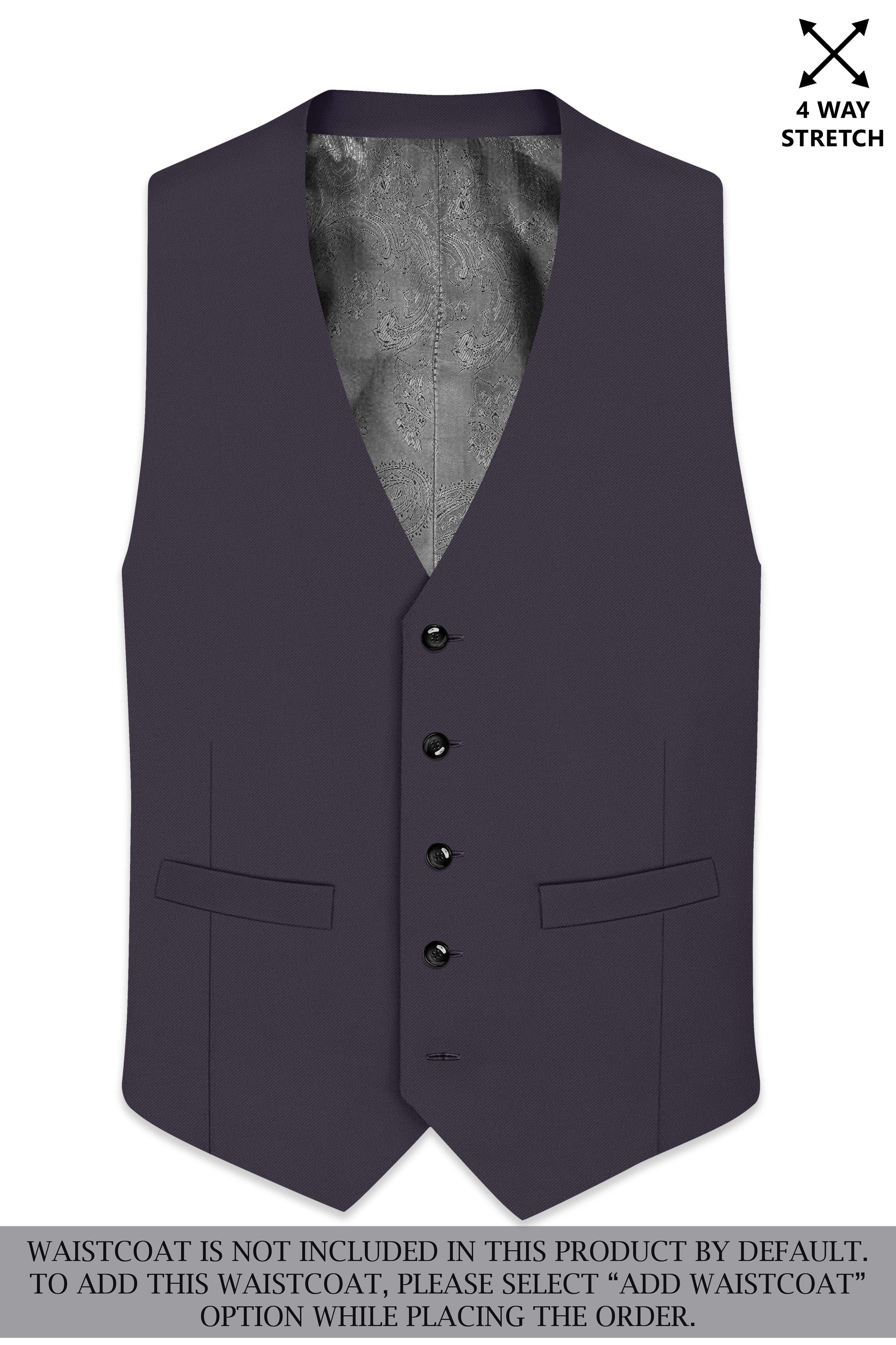 Aeris-Bastilie Gray 4-Way Stretch Wrinkle-Free Fluid Drape Fabric Double Breasted Suit