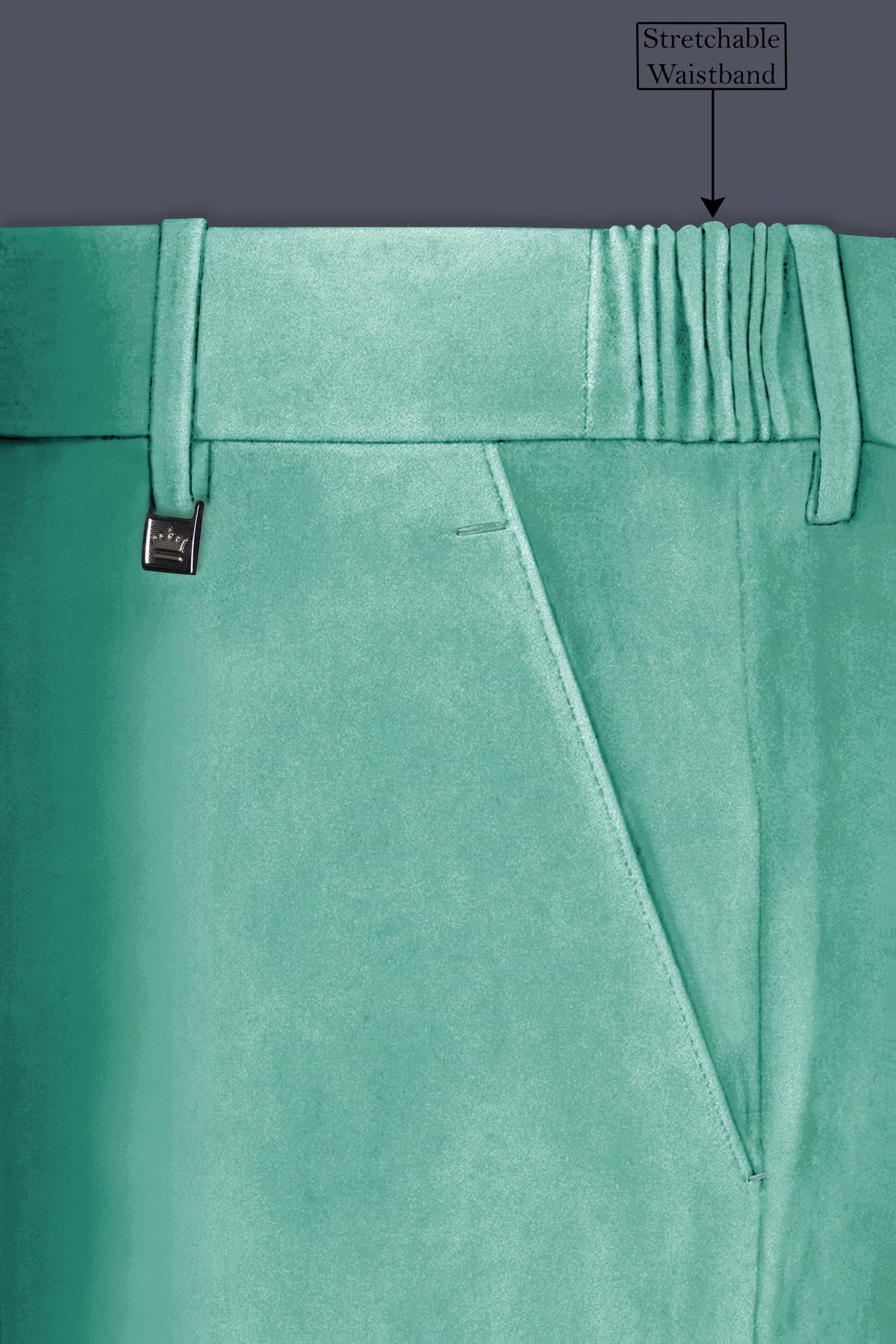 Sapphire-Cyan Blue Velvet Peak Lapel Tuxedo Suit