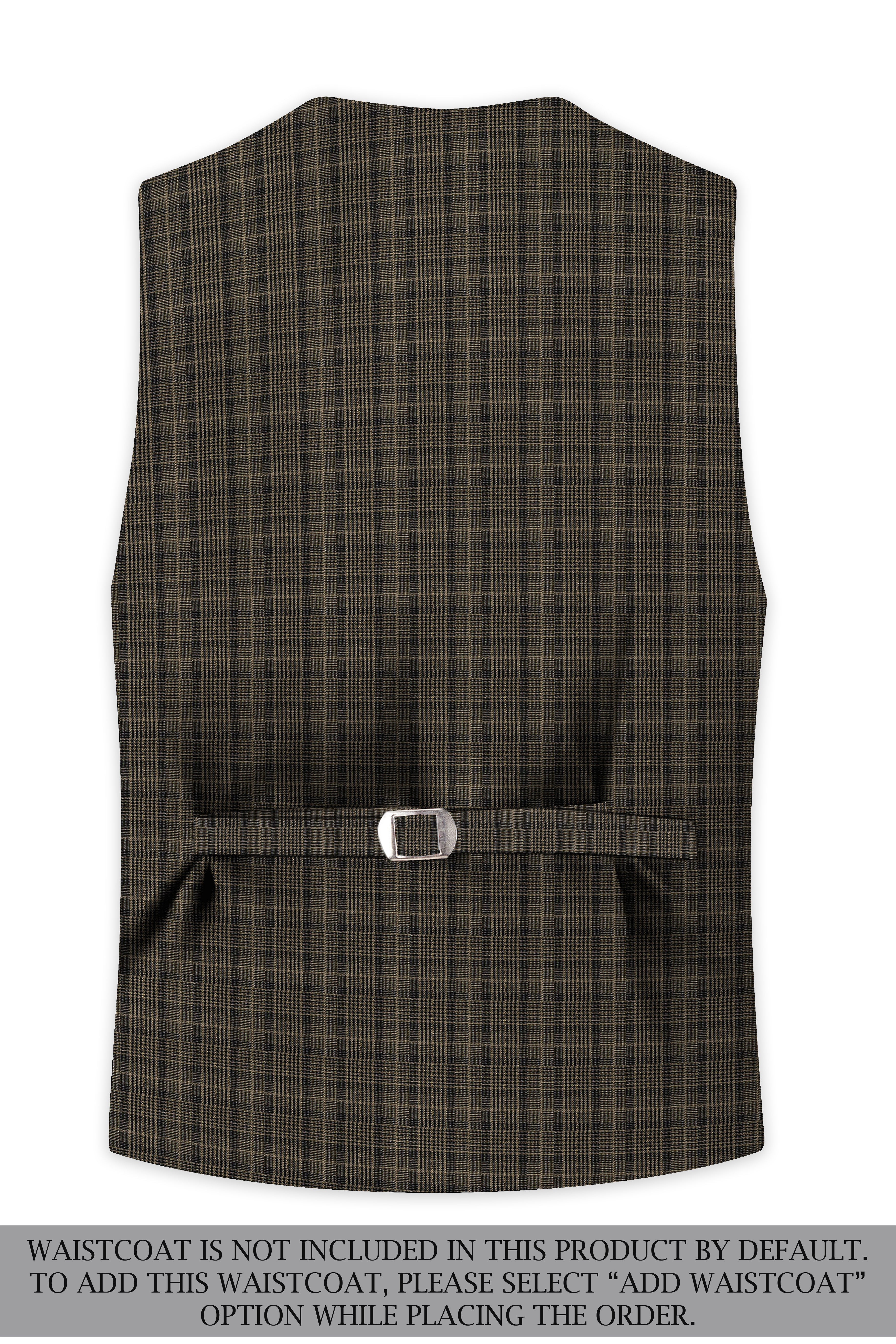 Walnut Plaid Double Breasted Suit