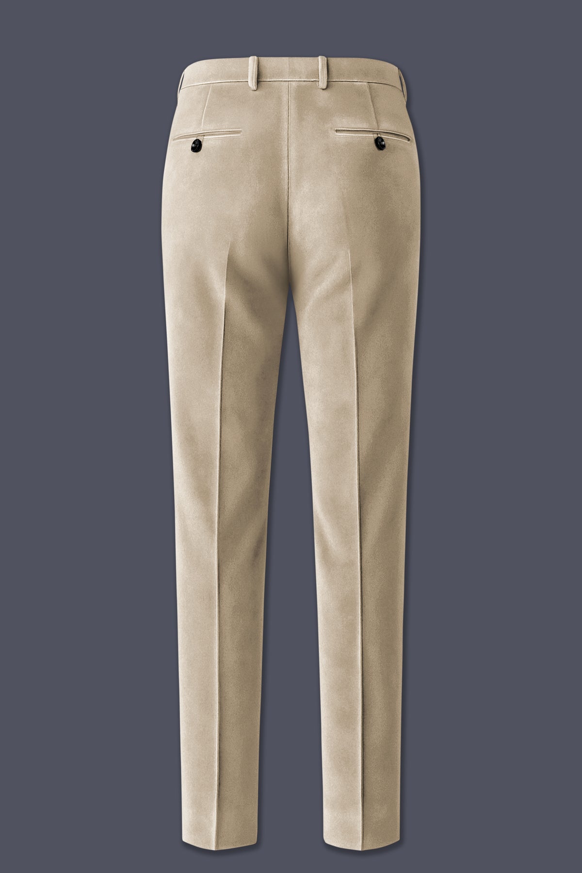 Lustre-Napa Cream Velvet Peak Lapel Tuxedo Suit