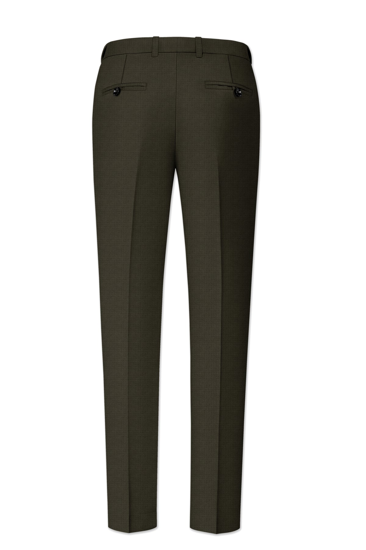 Prestige-Zeus Green Diamond Textured Wool Rich Slight Stretch Single Breasted Suit