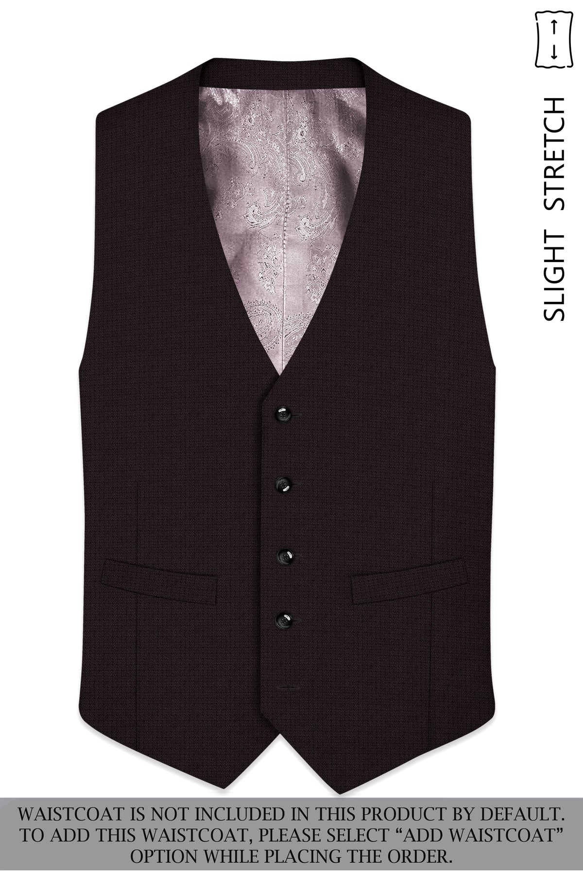 Regency-Cocoa Brown Diamond Textured Wool Rich Slight Stretch Double Breasted Suit