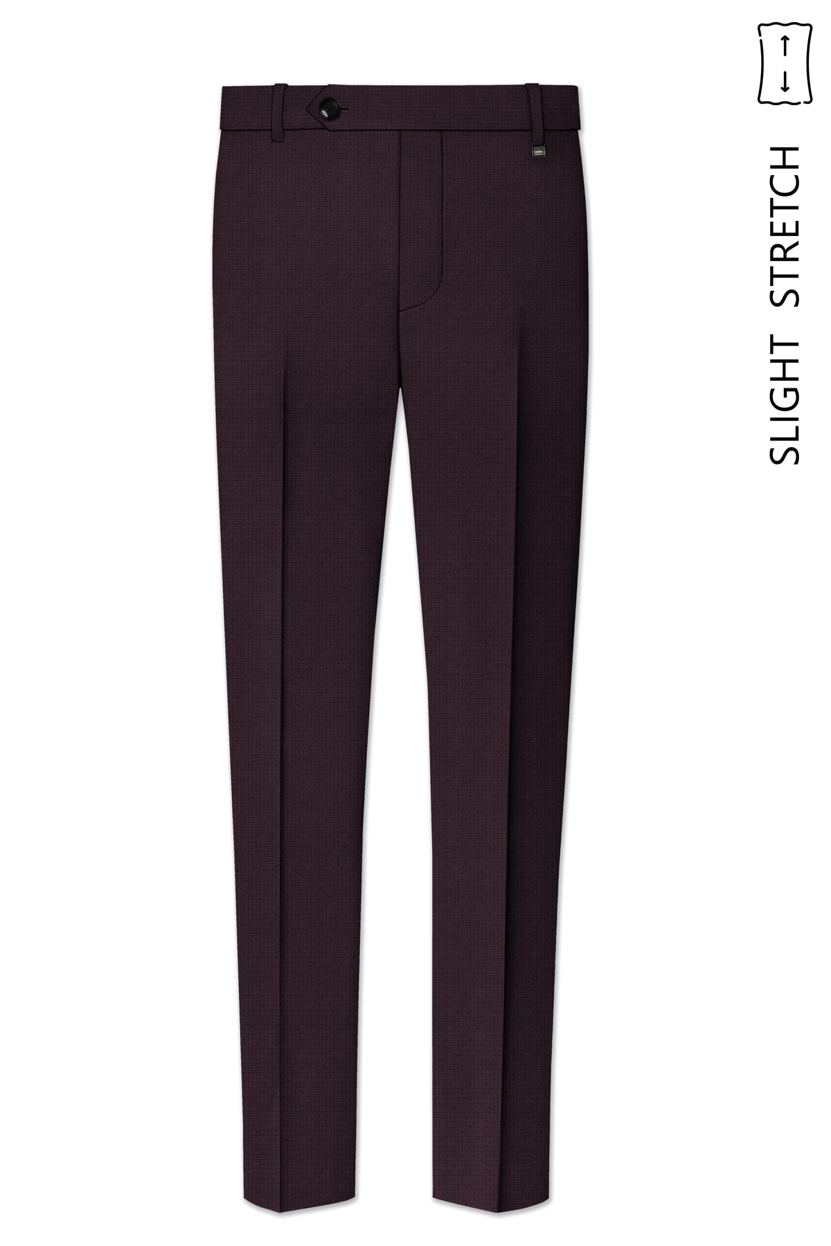 Velaris-Thunder Purple Diamond Textured Wool Rich Slight Stretch Double Breasted Suit