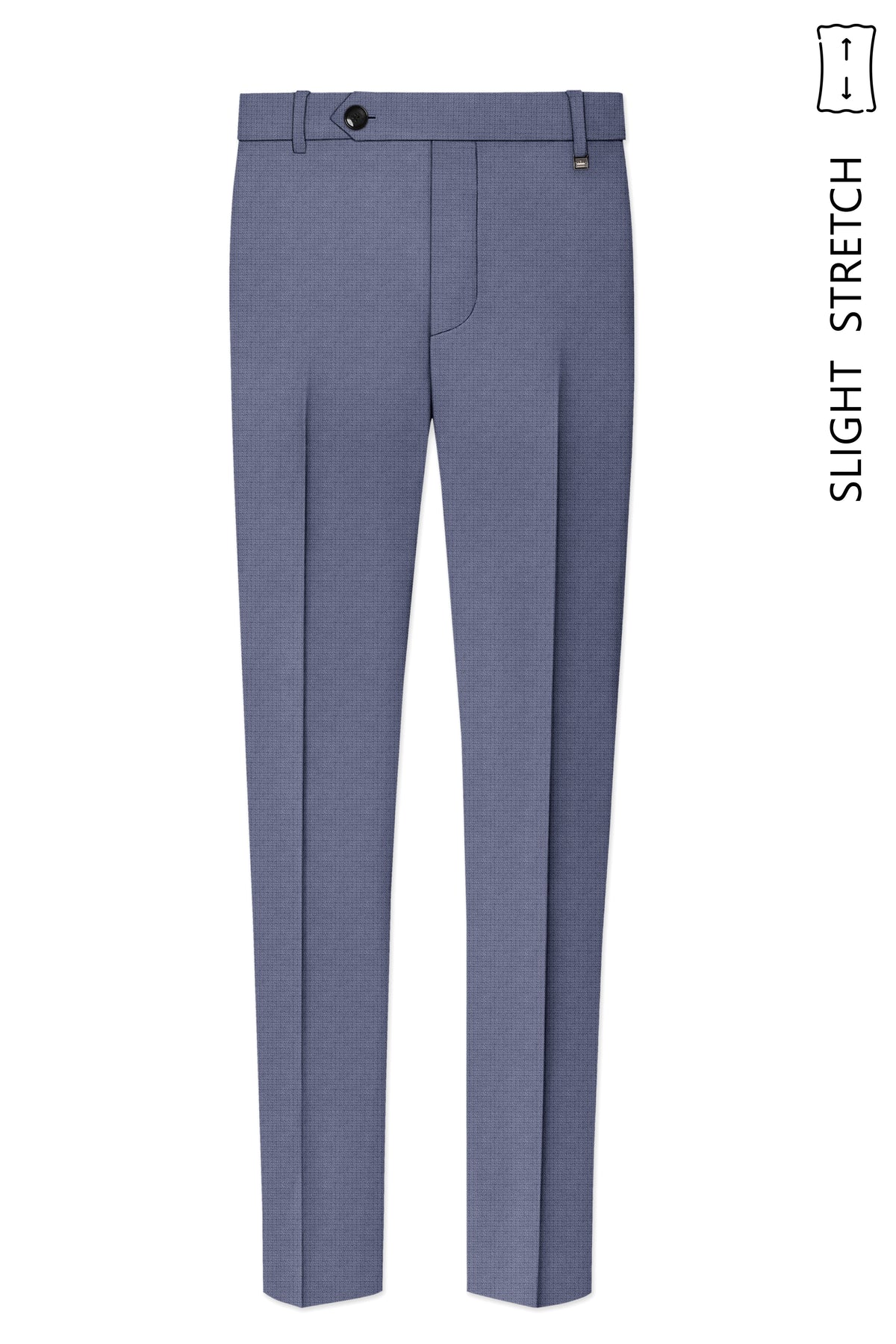 Graphite-Shuttle Gray Diamond Textured Wool Rich Slight Stretch Tuxedo Suit